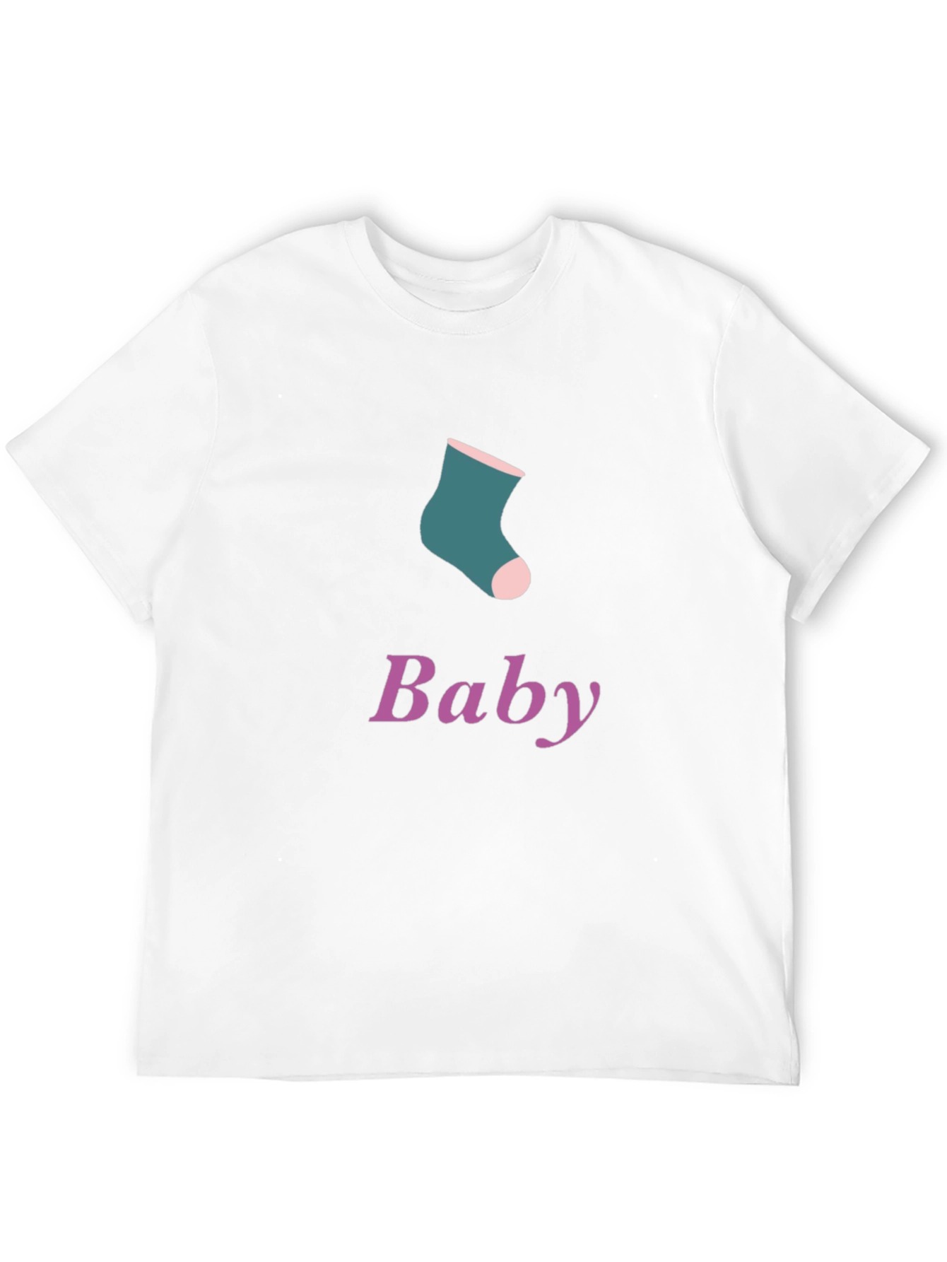 Black Baby Sock Graphic Tee - Soft Cotton Blend view 12