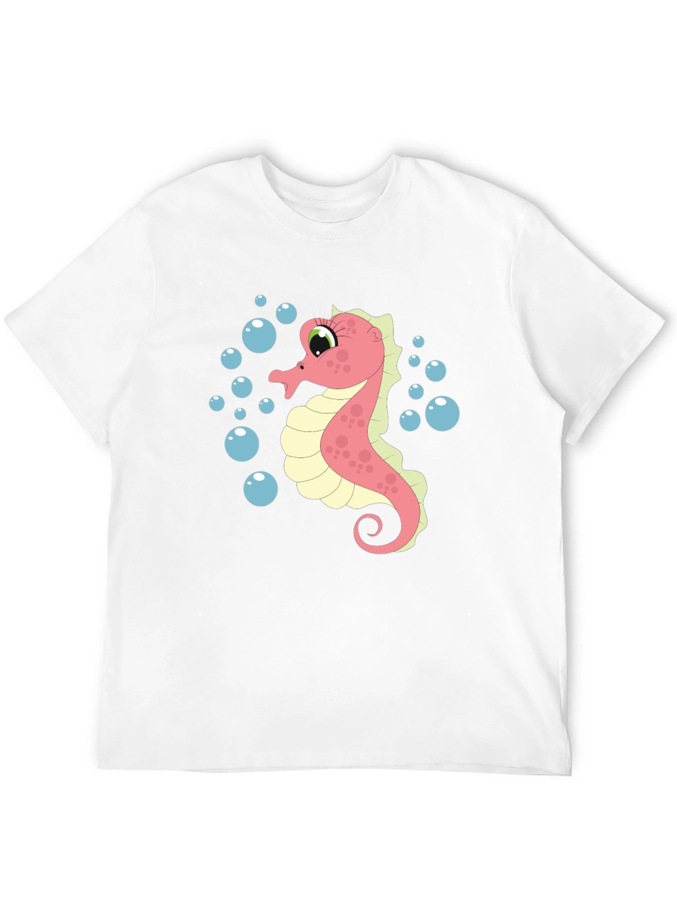 Black Seahorse Graphic T-Shirt - Unique Ocean Life Design view 12