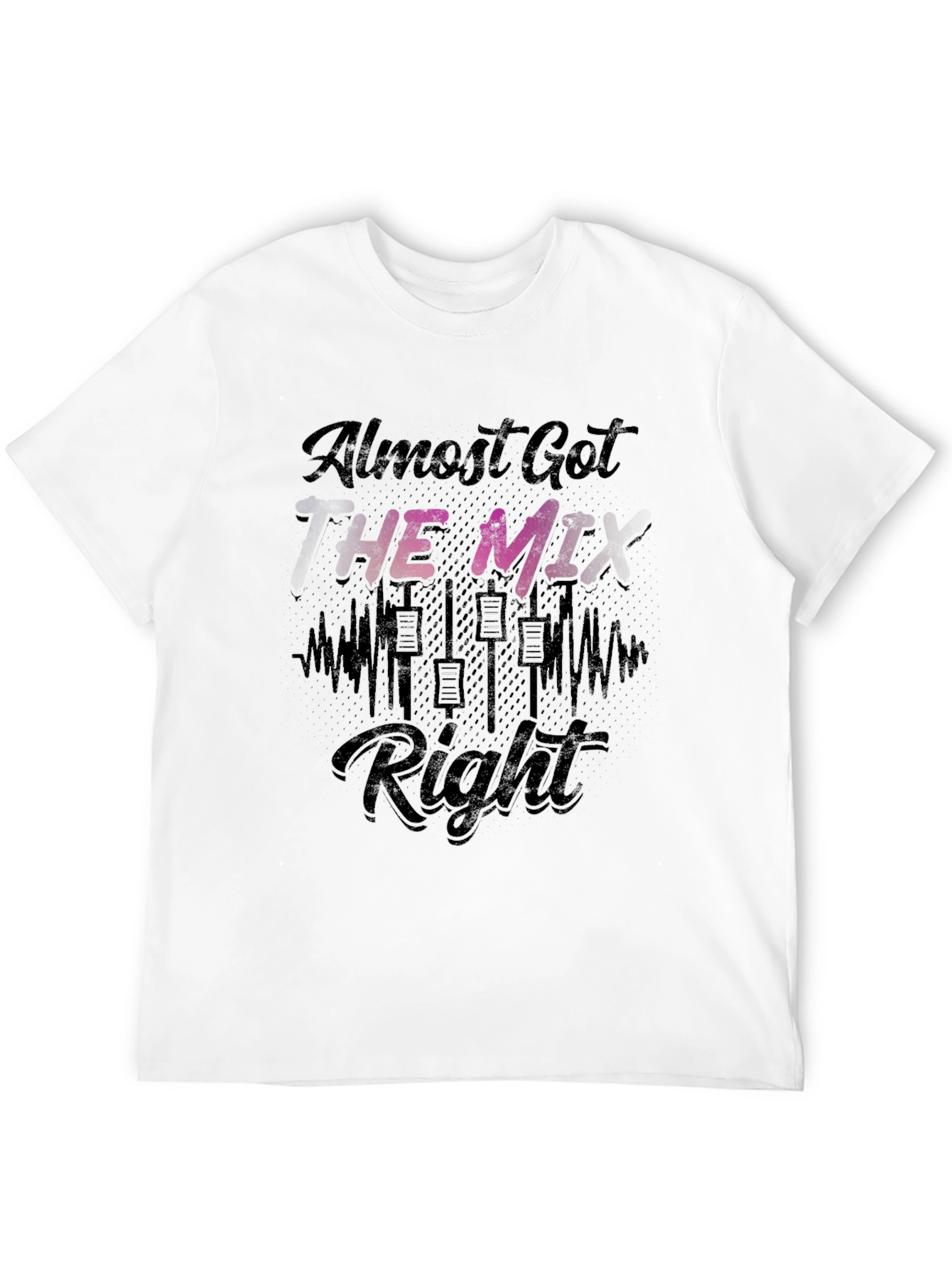 Black Almost Got the Mix Right T-Shirt - Black view 12