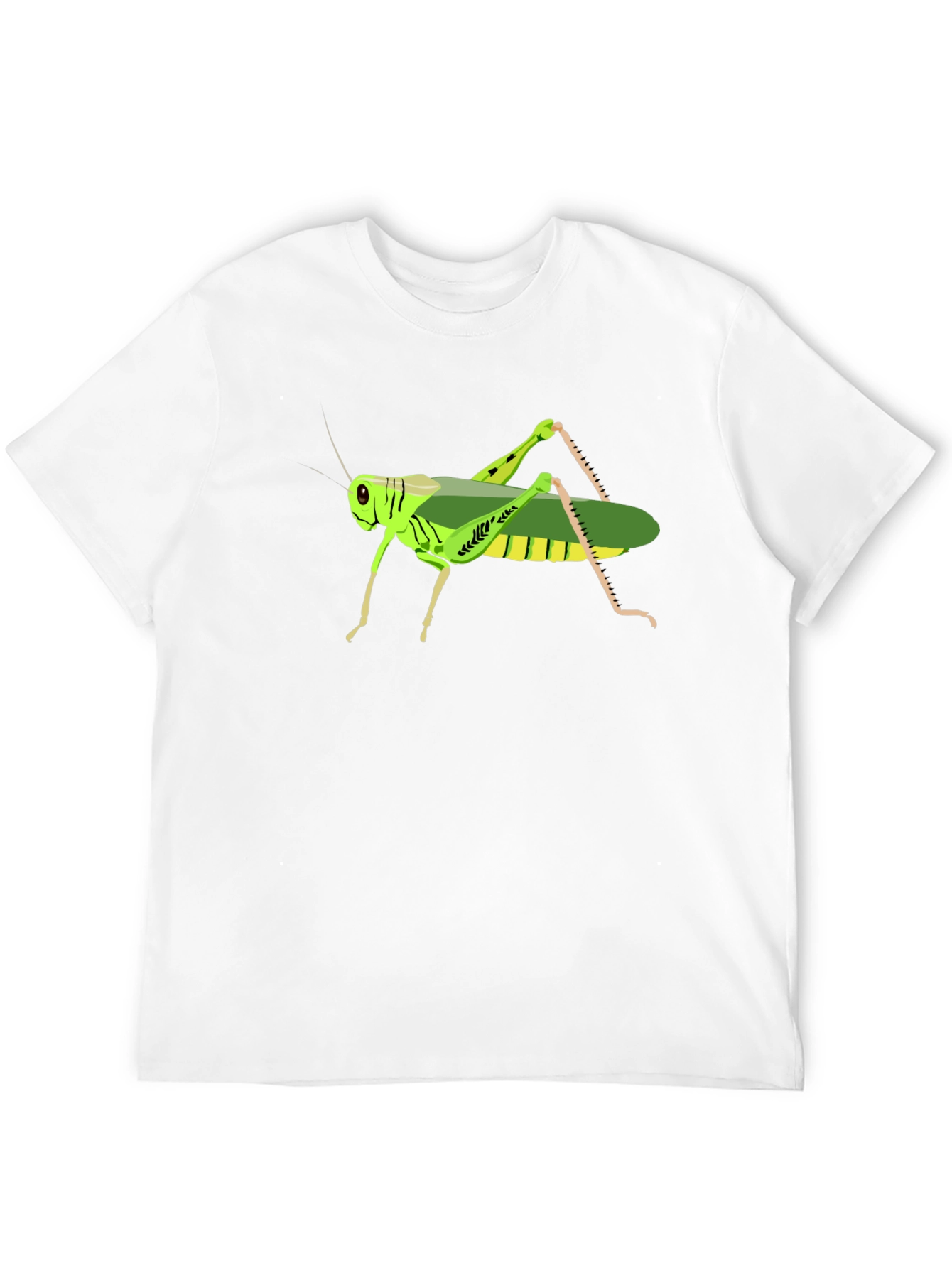 Black Grasshopper Graphic Tee - Cool Insect Design T-Shirt view 12