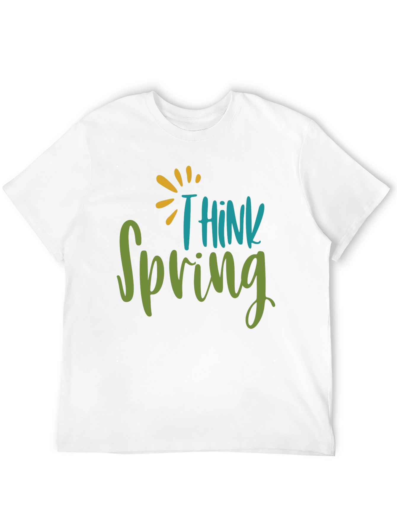 Black Think Spring Graphic Tee - Black view 12