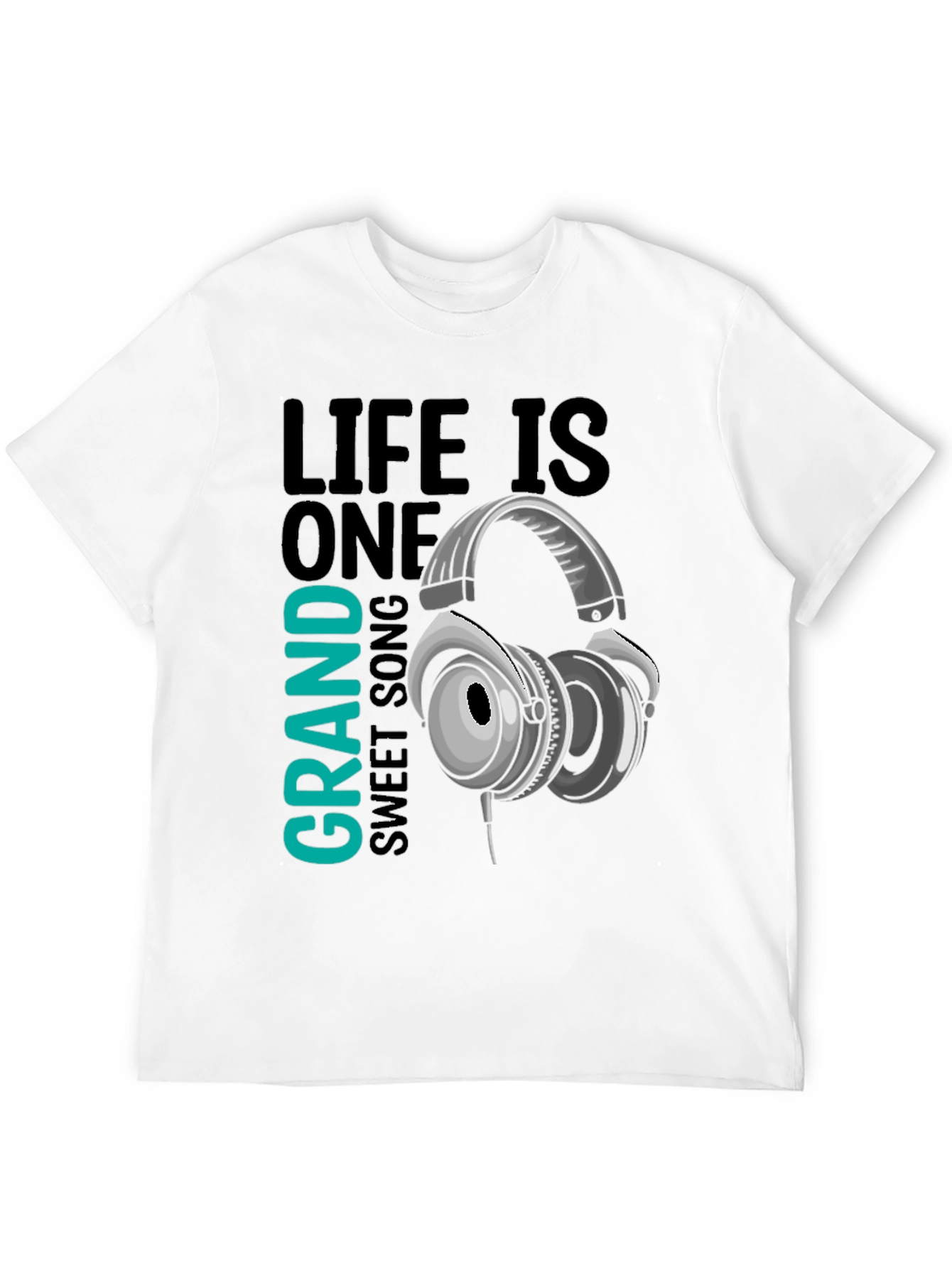 Black Life is One Grand Sweet Song Graphic Tee view 12