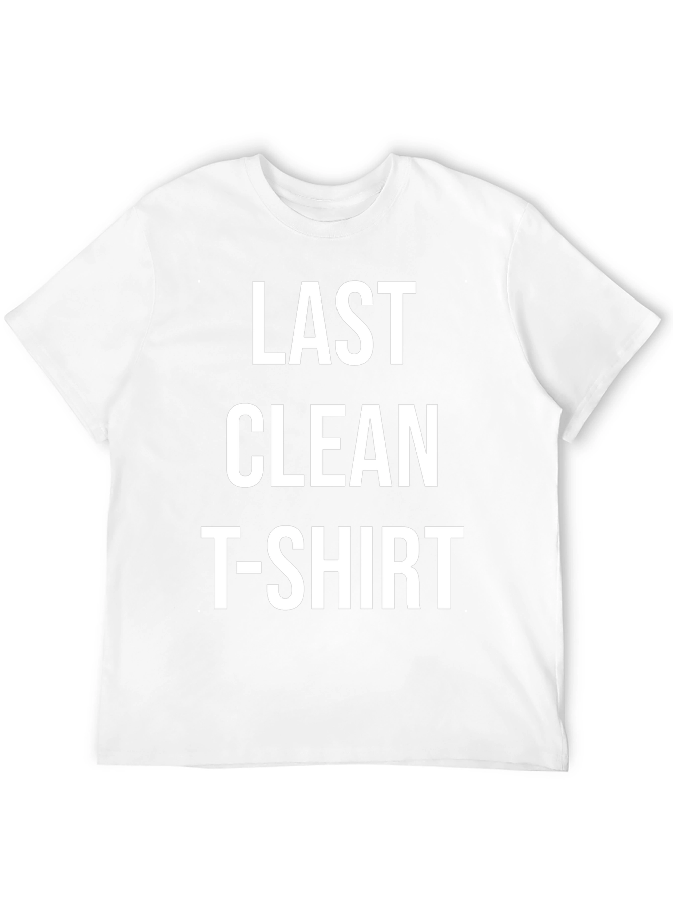 Black Last Clean T-Shirt Graphic Tee view 12