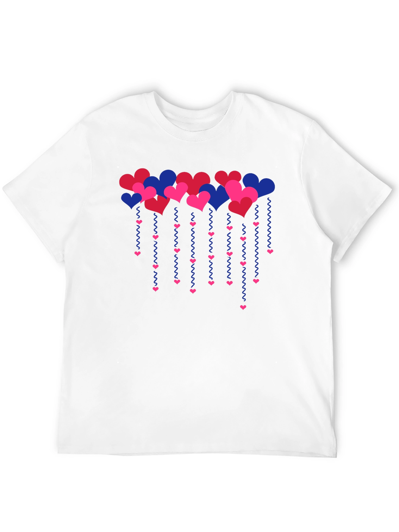 Black Bi Pride Heart T-Shirt - Show Your Colors! view 12