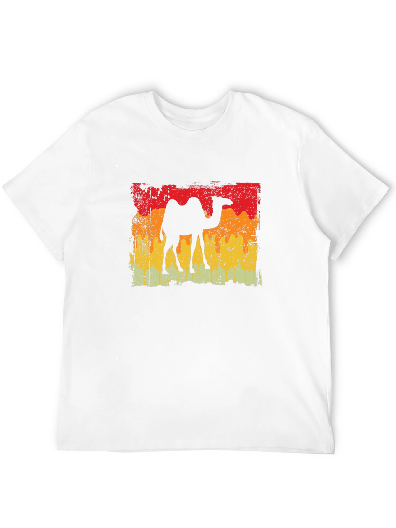 Black Retro Camel T-Shirt - Vintage Desert Vibes view 12