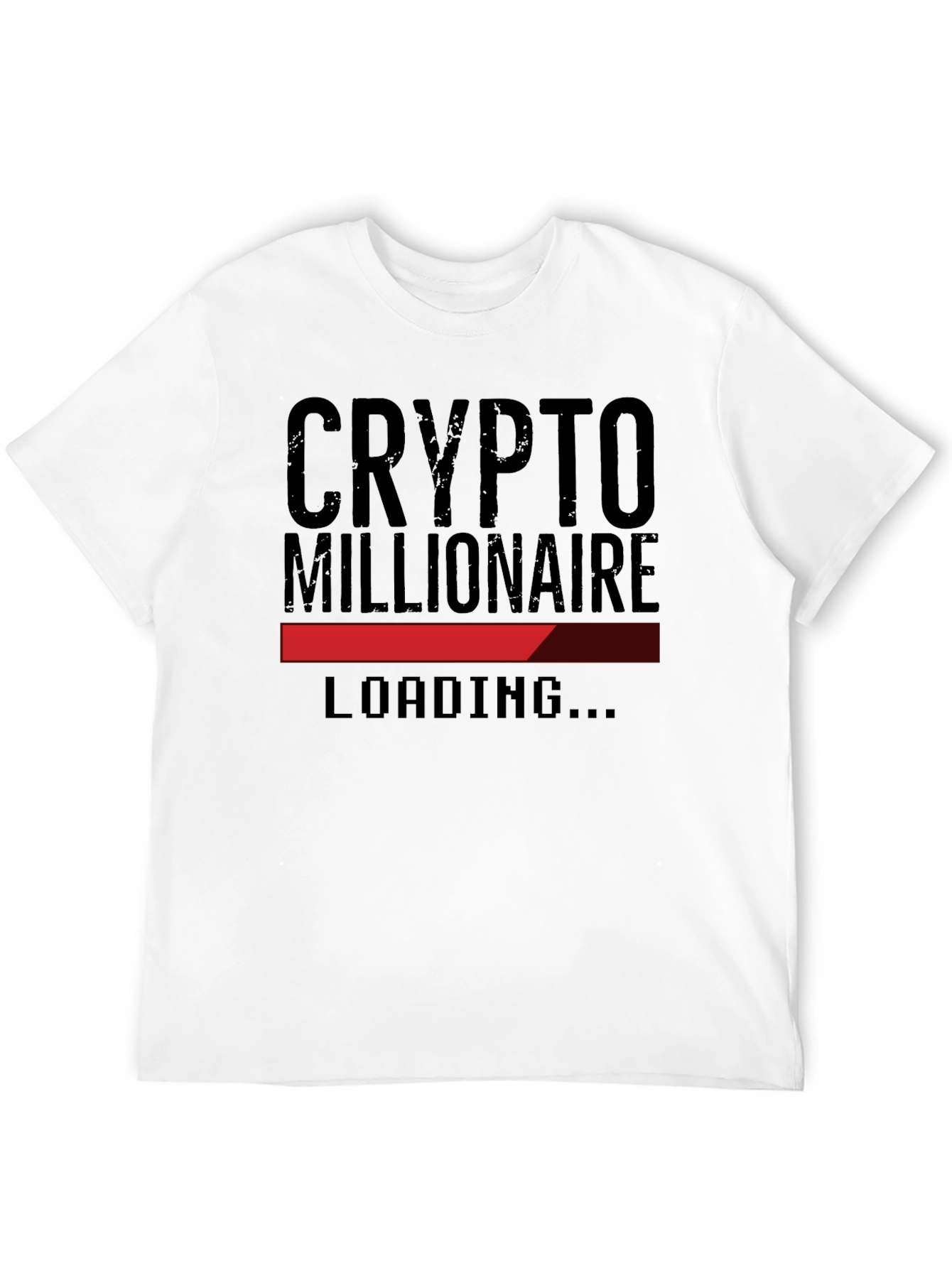 Black Crypto Millionaire Loading T-Shirt - Black view 12