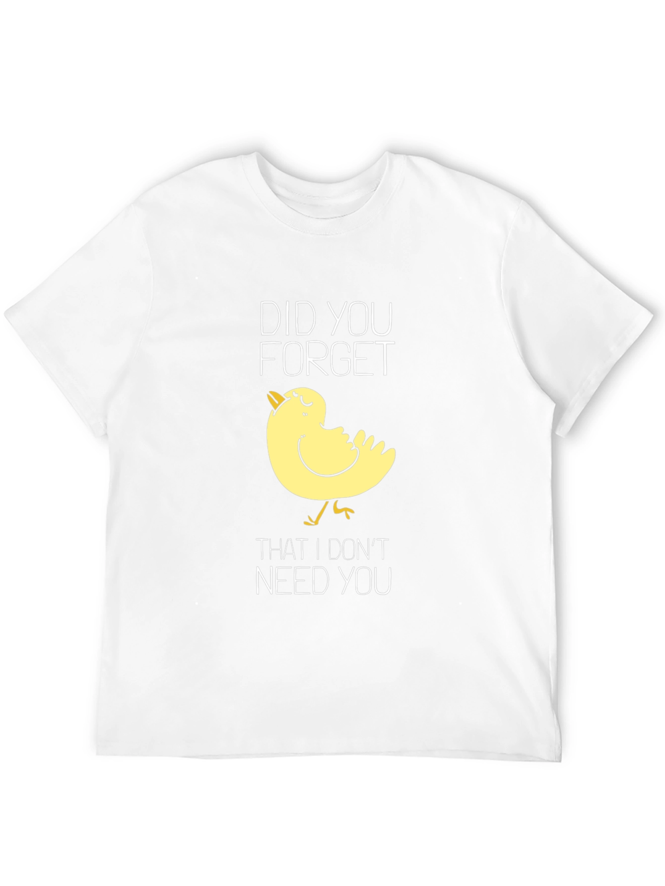 Black Funny Chick T-Shirt - Sarcastic Bird Tee view 12