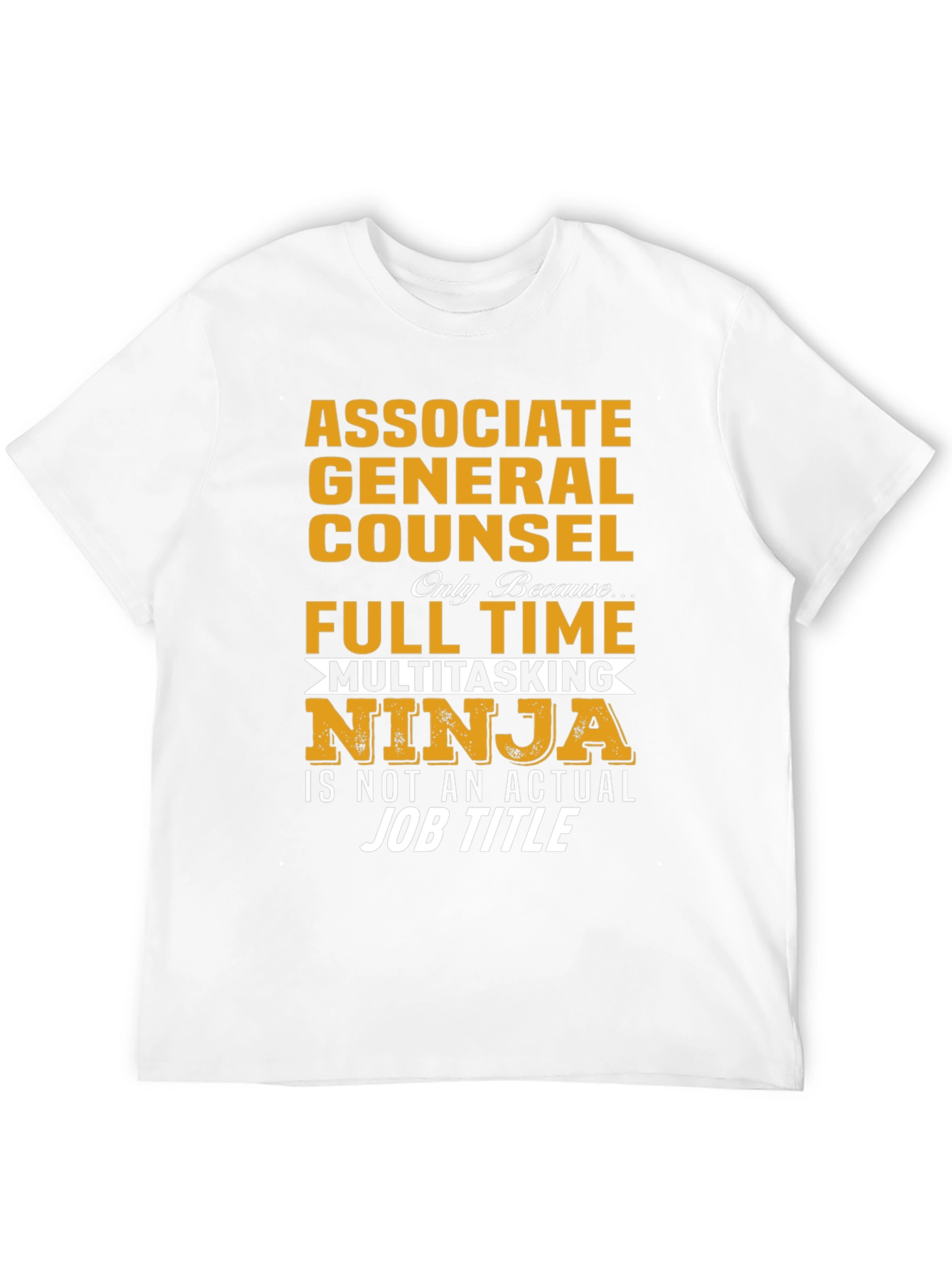 Black Associate General Counsel Multitasking Ninja T-Shirt view 12