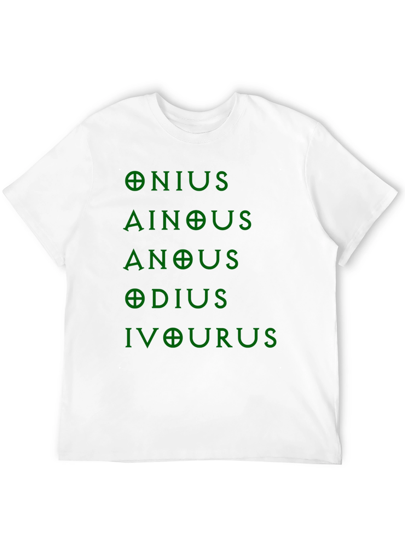 Black Onious Ainous Anous Odious Ivourus T-Shirt view 12