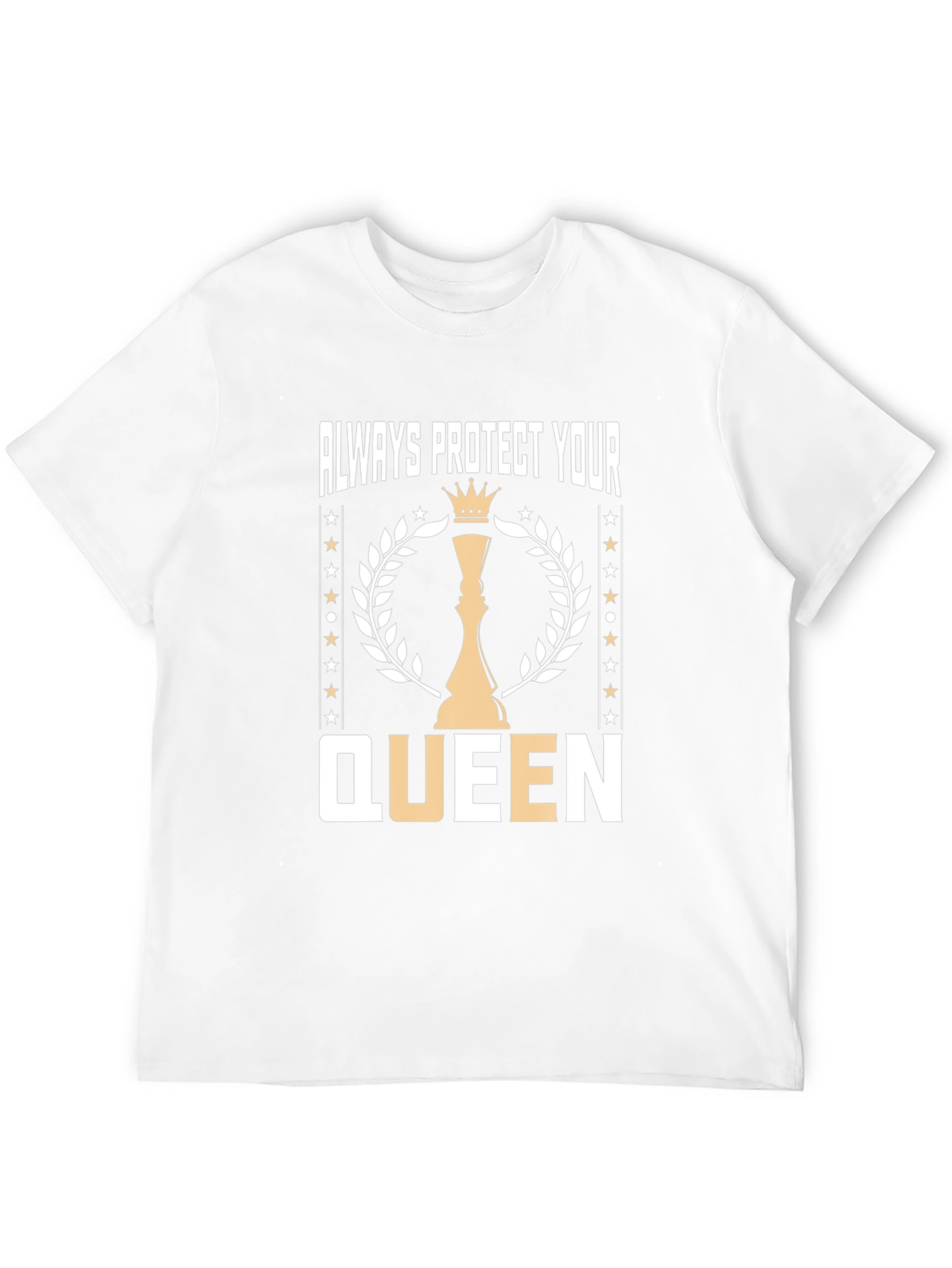 Black Protect Your Queen Chess Graphic T-Shirt view 12