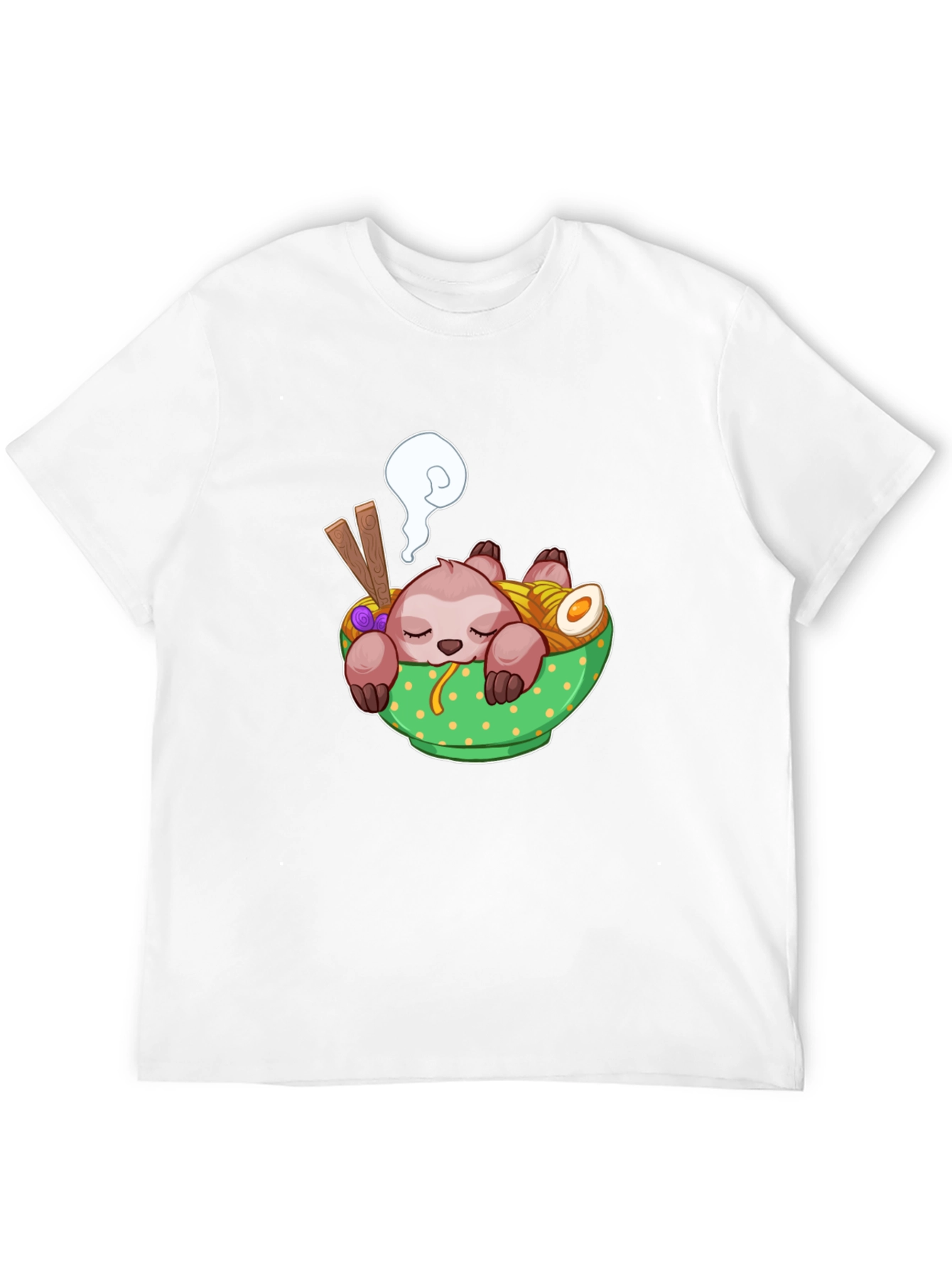 Sloth Ramen Graphic T-Shirt - Comfy & Fun! - 12