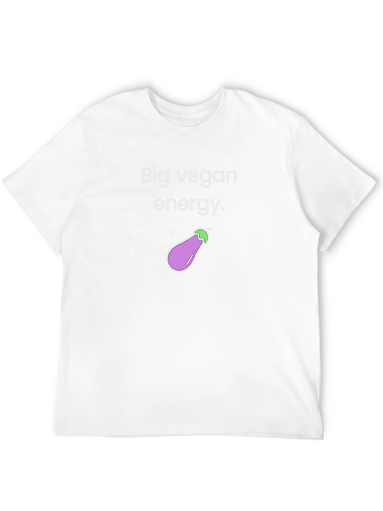 Big Vegan Energy T-Shirt - Unisex Crew Neck - 12