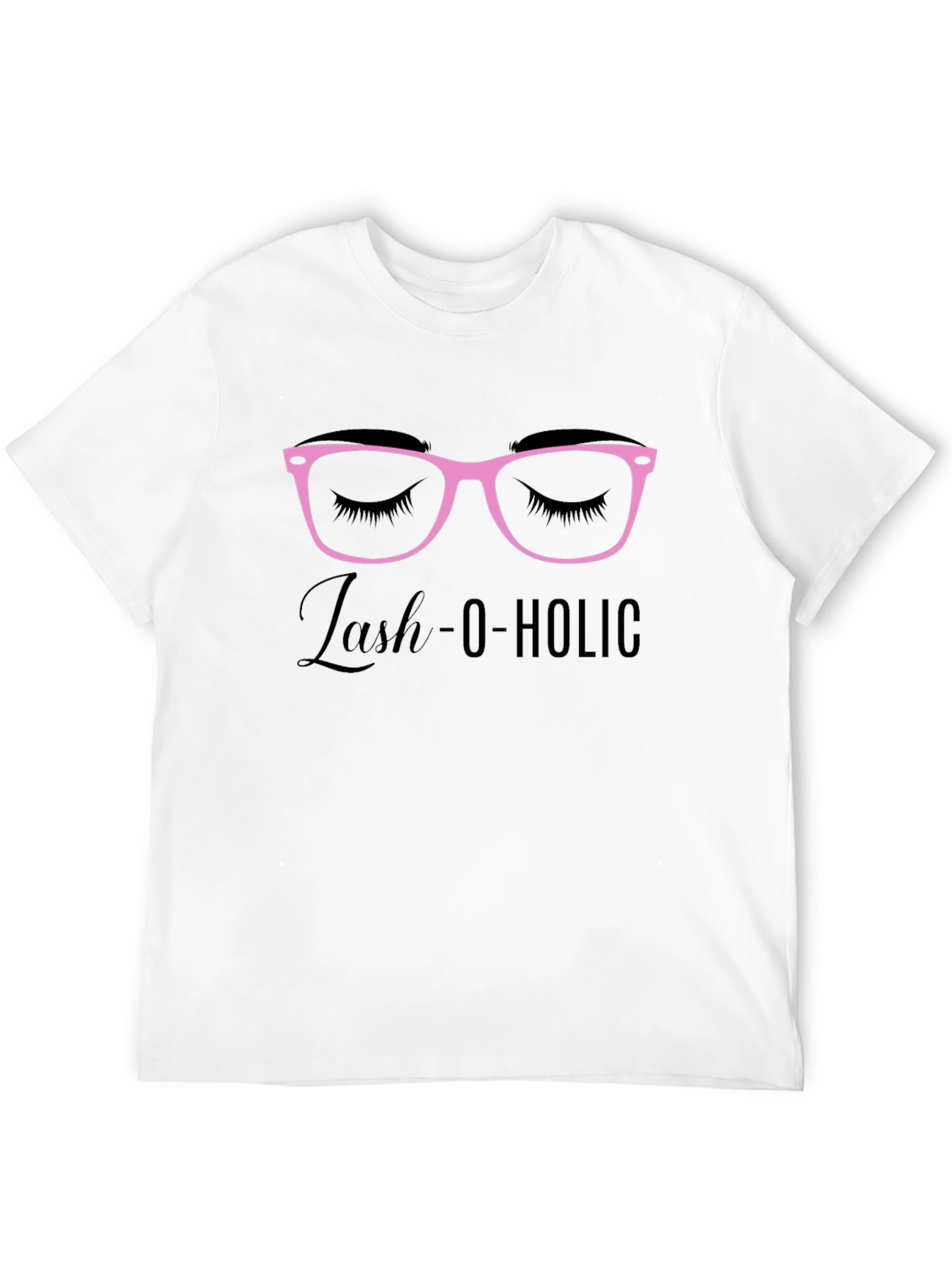 Black Lash-o-Holic Graphic T-Shirt view 12