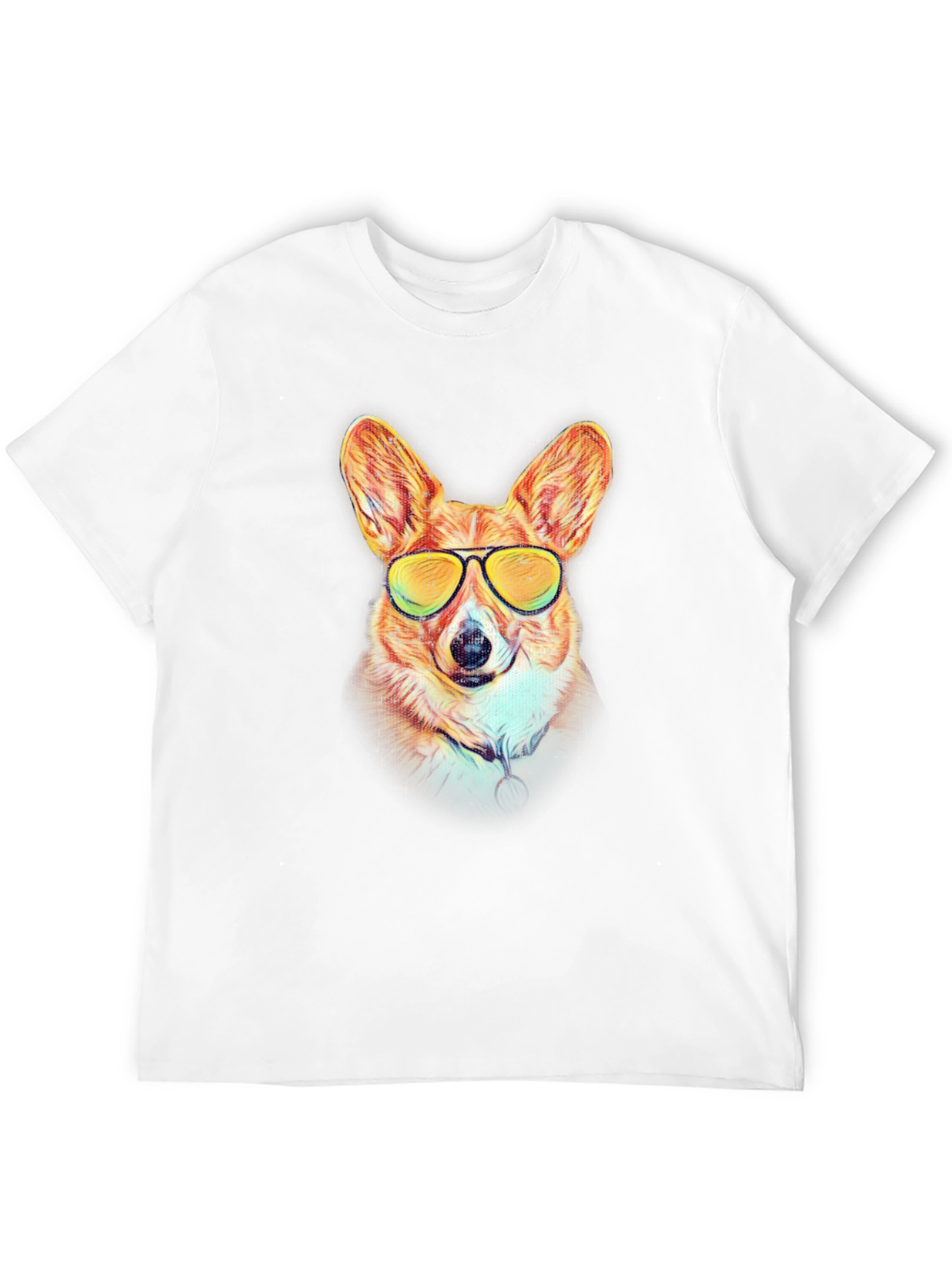 Black Cool Corgi Graphic Tee - Black view 12