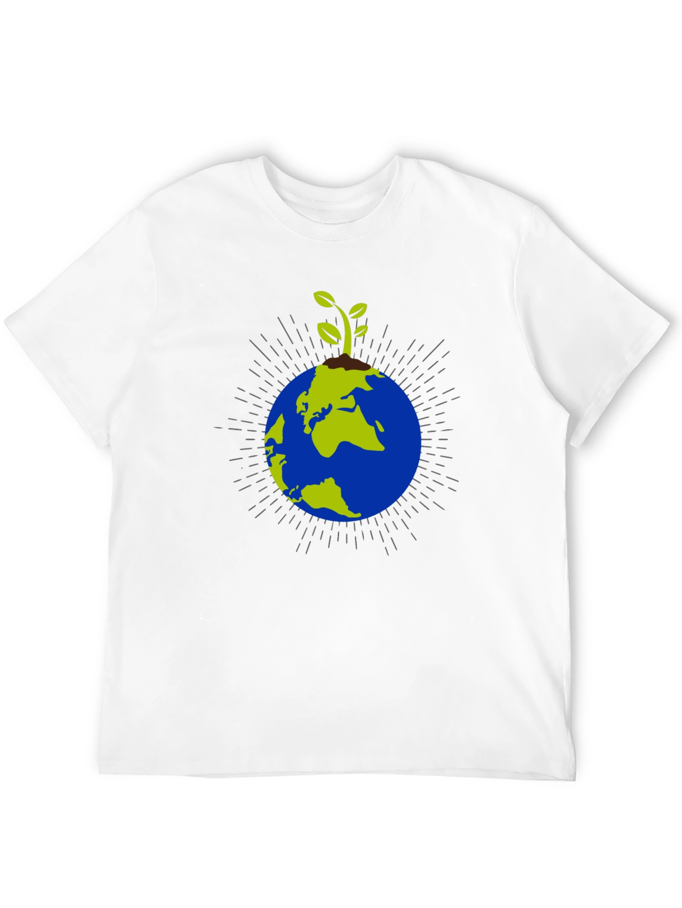 Black Earth Sprout Graphic Tee - Eco Friendly Fashion view 12