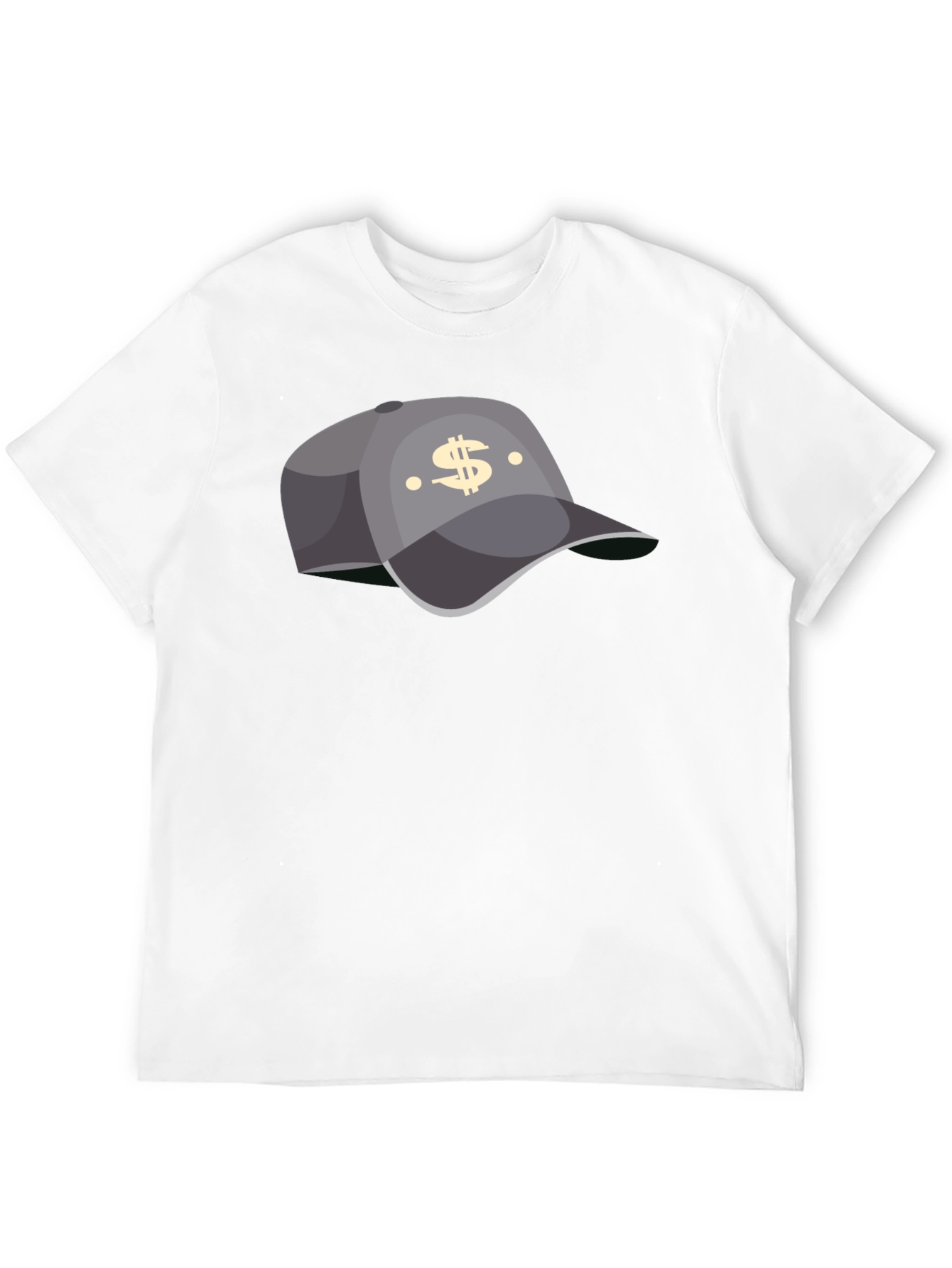 Black Trendy Black T-Shirt with Hat Graphic view 12