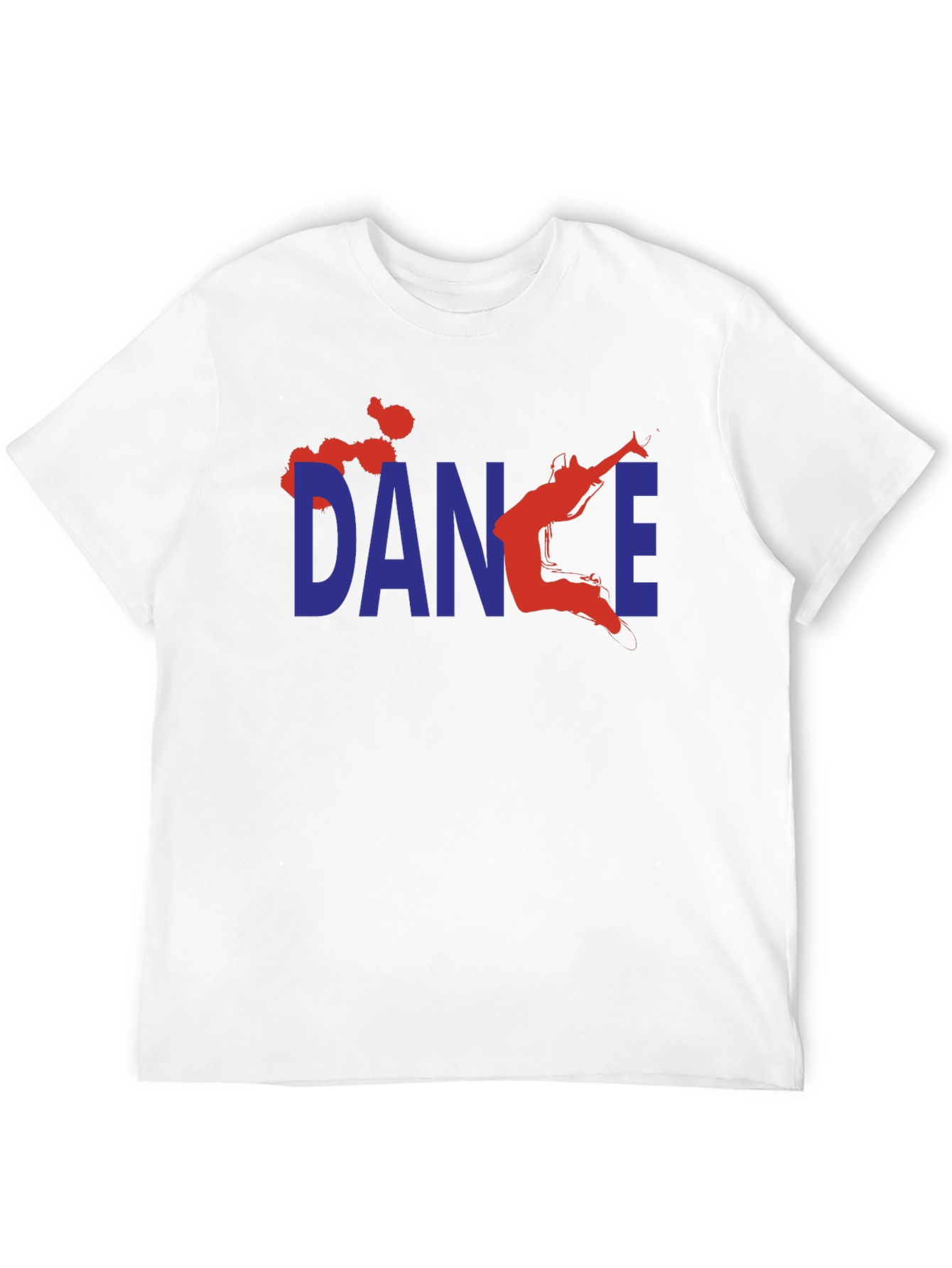 Black Dance Graphic T-Shirt - Black Cotton Tee view 12