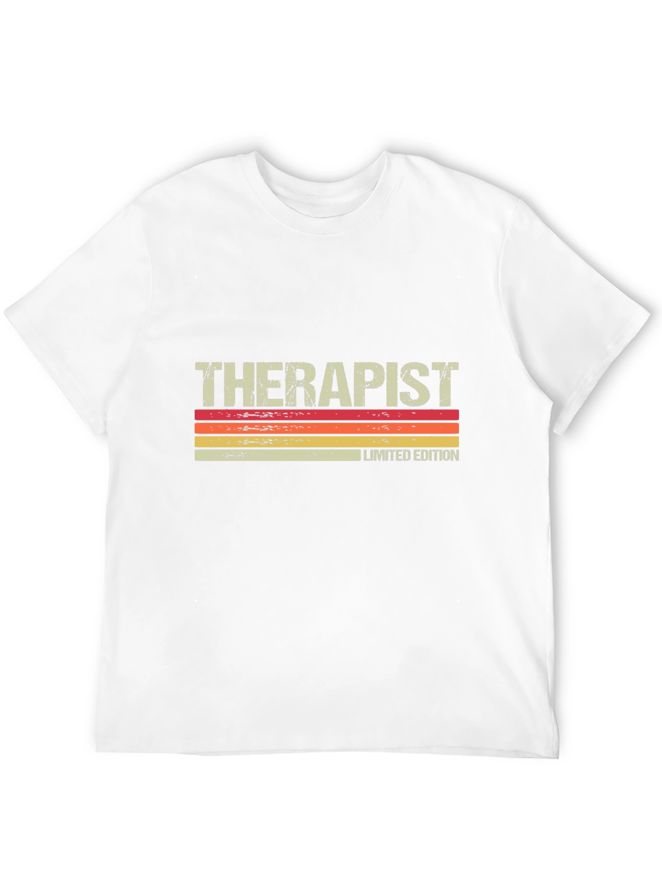 Black Therapist Limited Edition Retro T-Shirt view 12