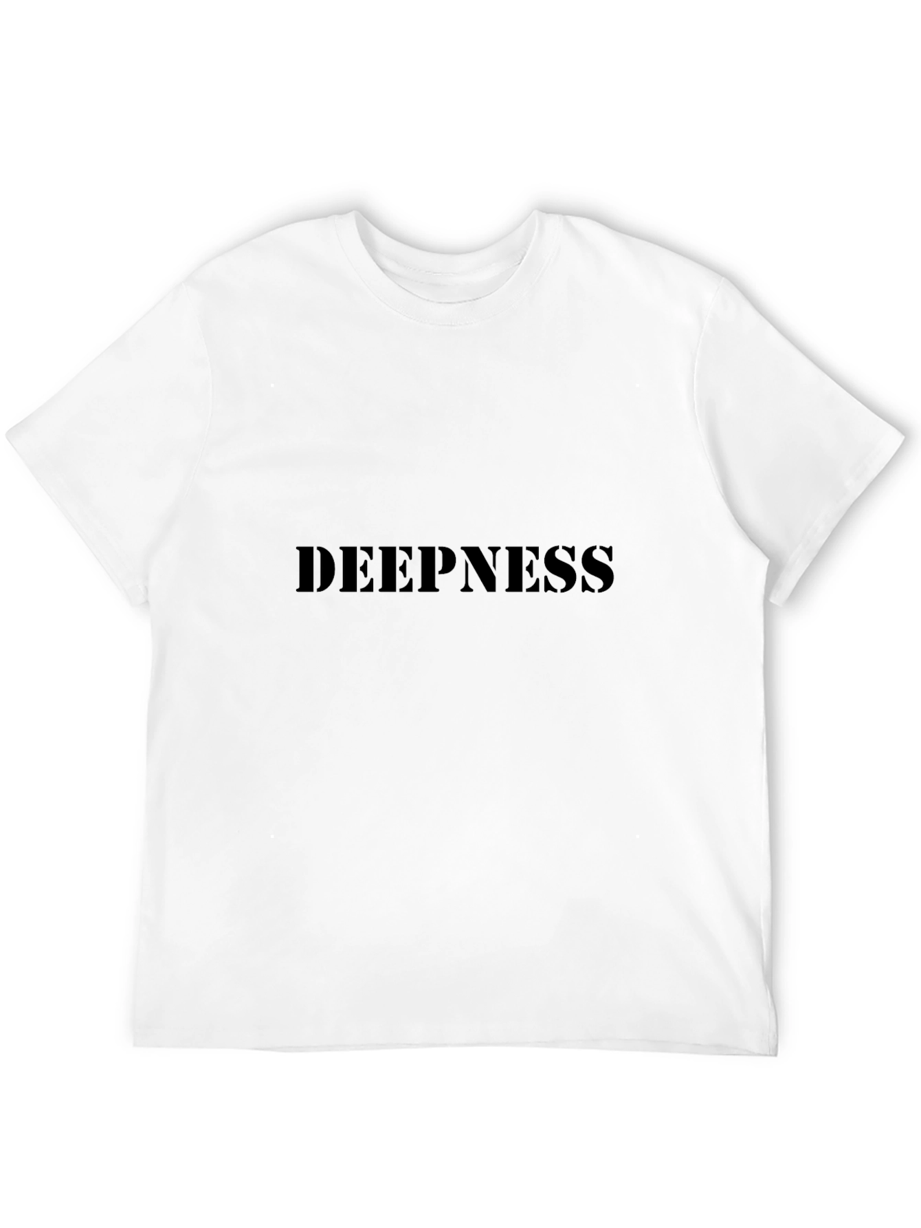 Black Deepness Black Crew Neck T-Shirt view 12