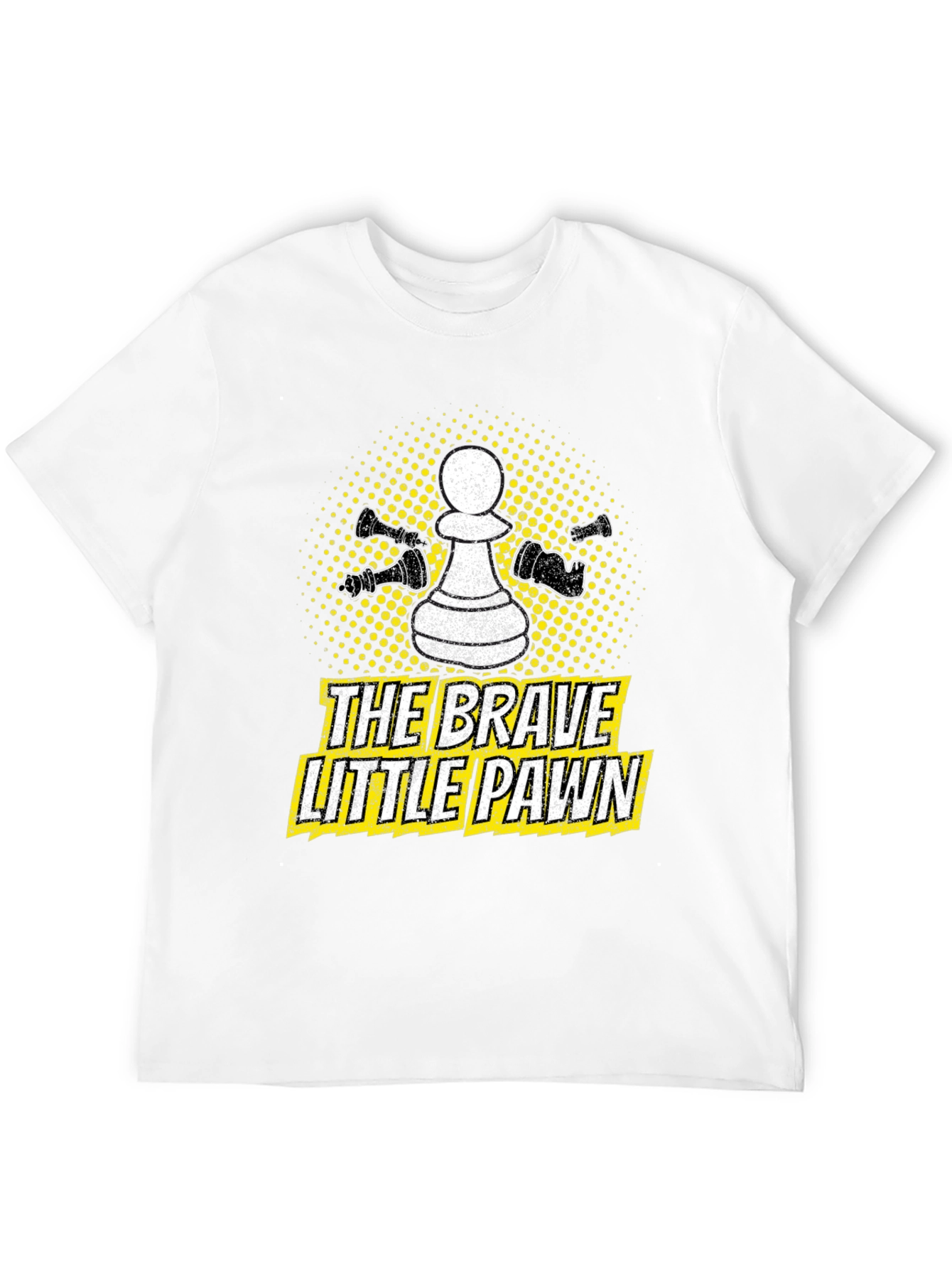 Black The Brave Little Pawn Graphic T-Shirt view 12