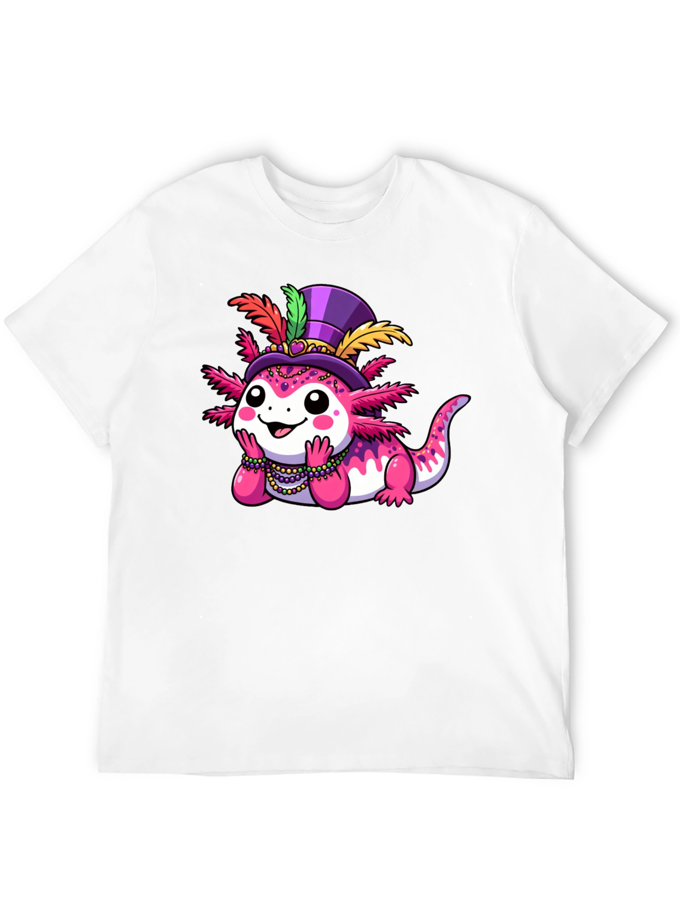 Axolotl Mardi Gras T-Shirt - 12