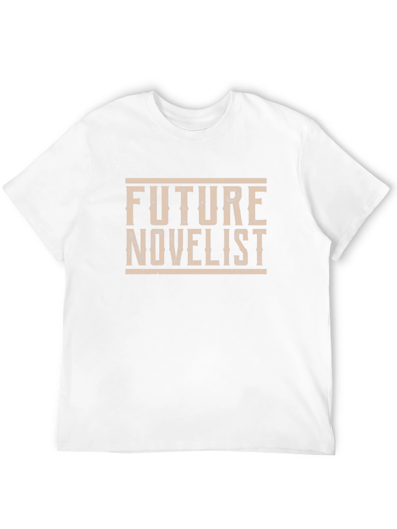 Black Future Novelist Graphic T-Shirt - Black Cotton Tee view 12