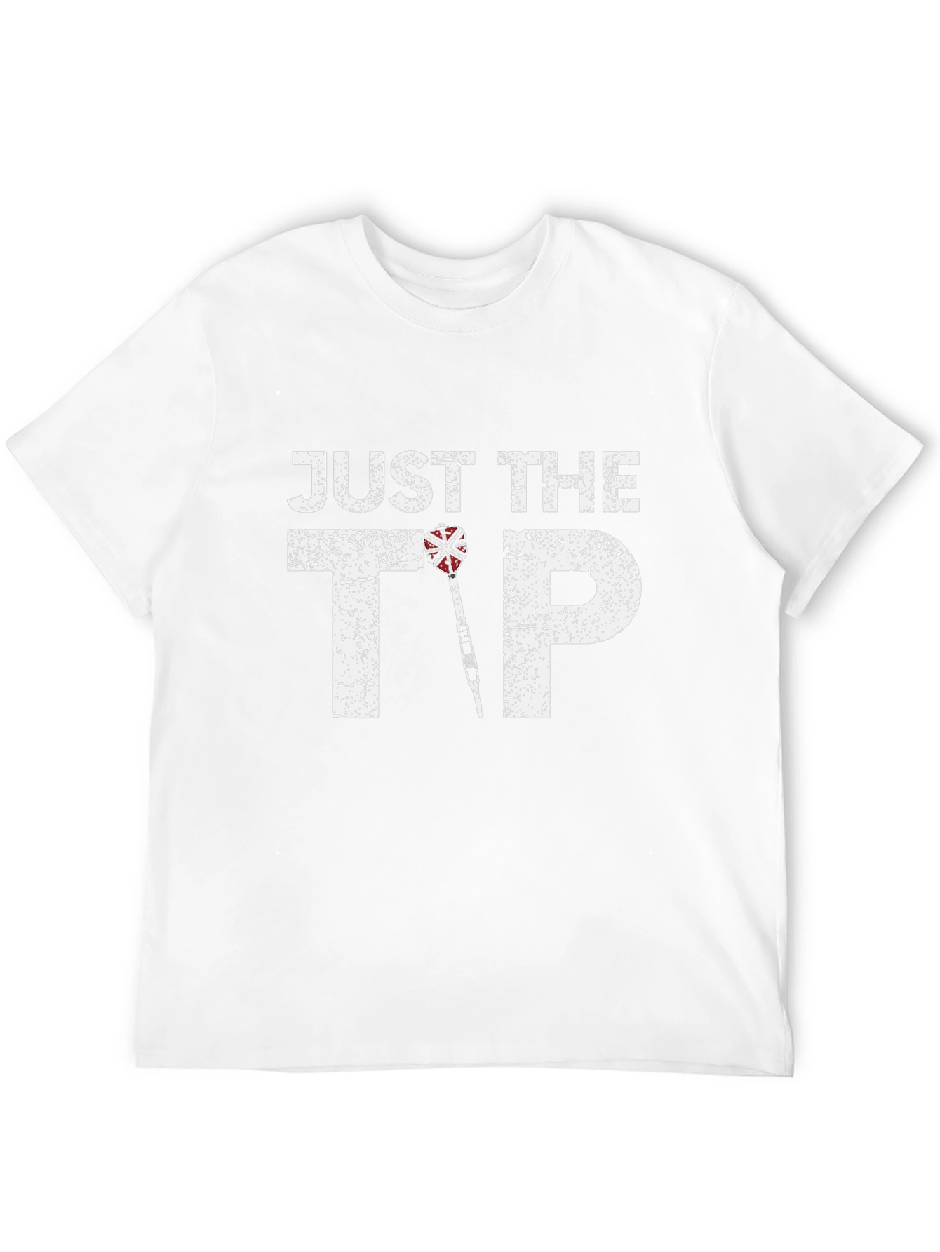 Black Just The Tip Funny Dart T-Shirt view 12