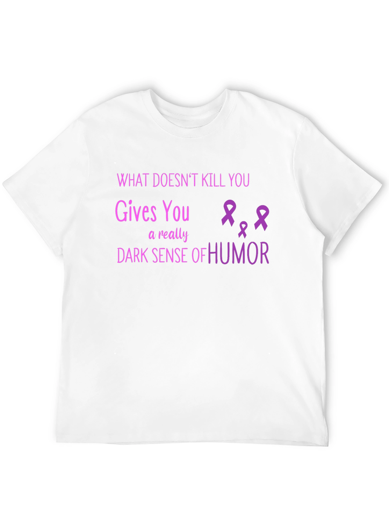 Black Dark Humor T-Shirt - What Doesn't Kill You Makes You Funnier view 12