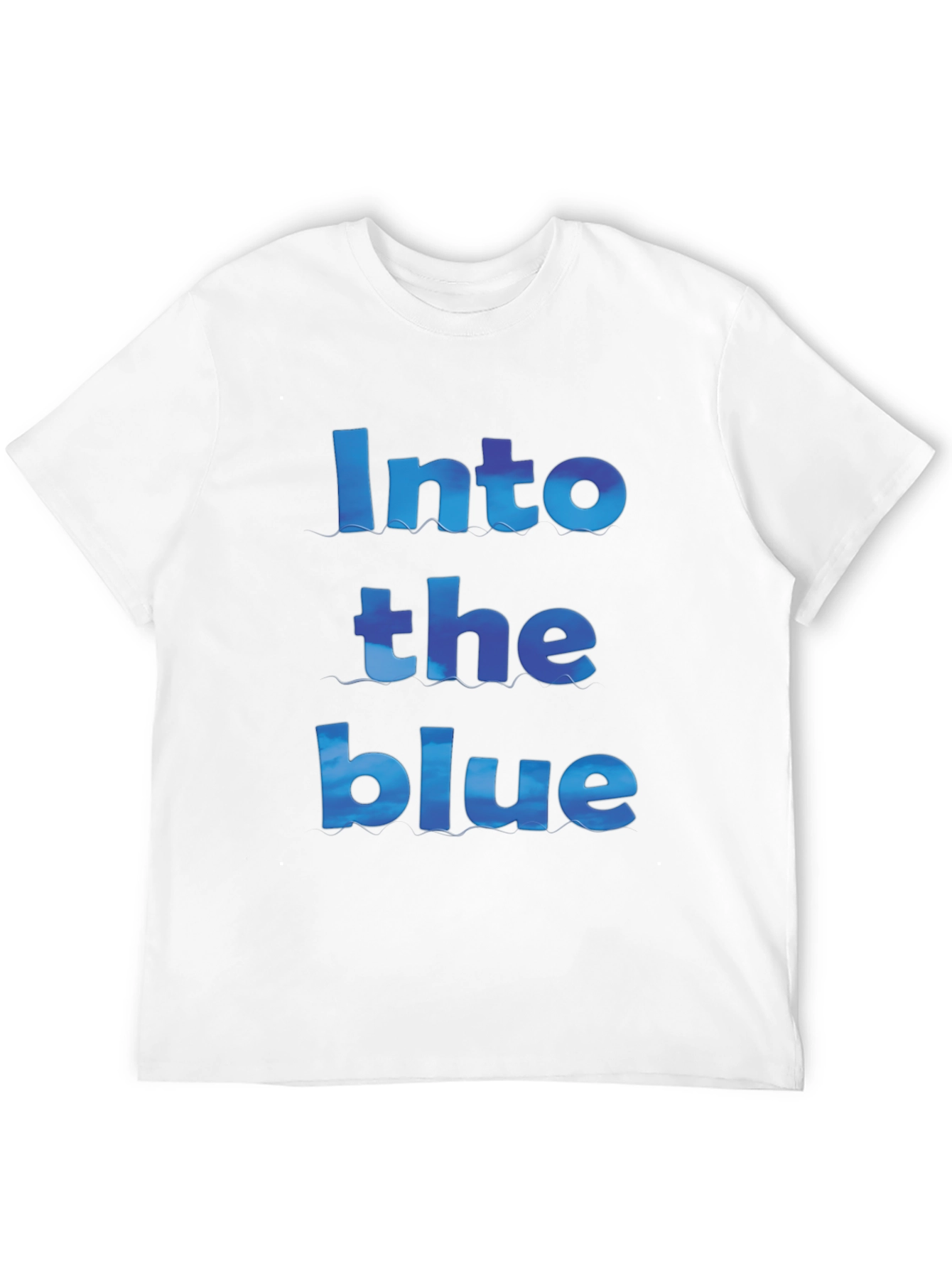 Black Into the Blue Graphic T-Shirt - Stylish Comfort view 12