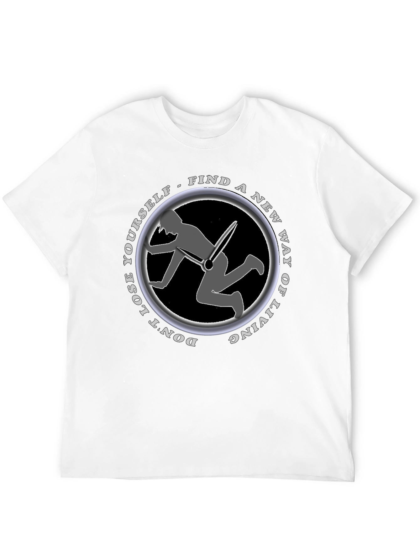 Black Find Yourself Black Graphic Tee view 12