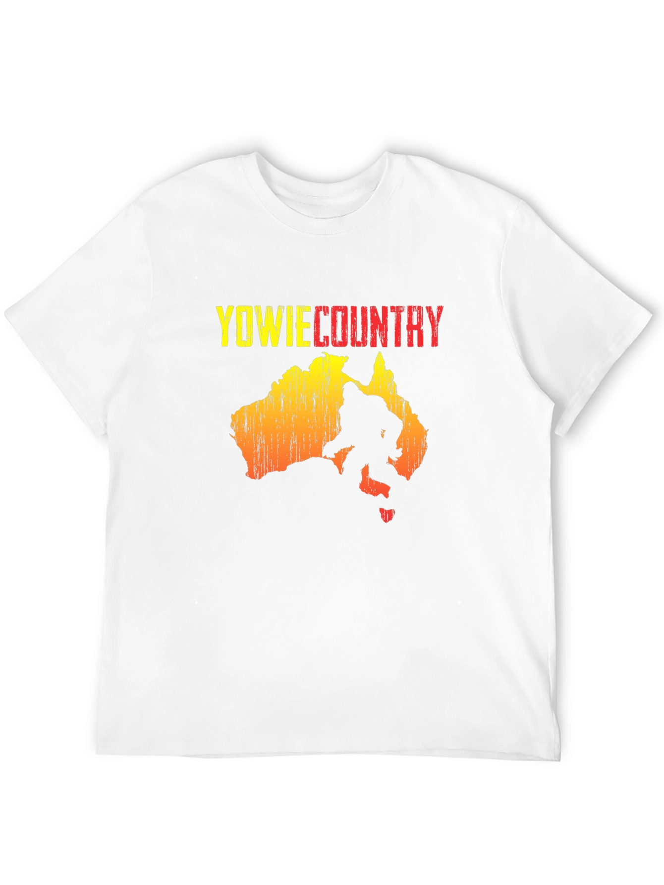 Black Yowie Country T-Shirt - Australia Bigfoot view 12