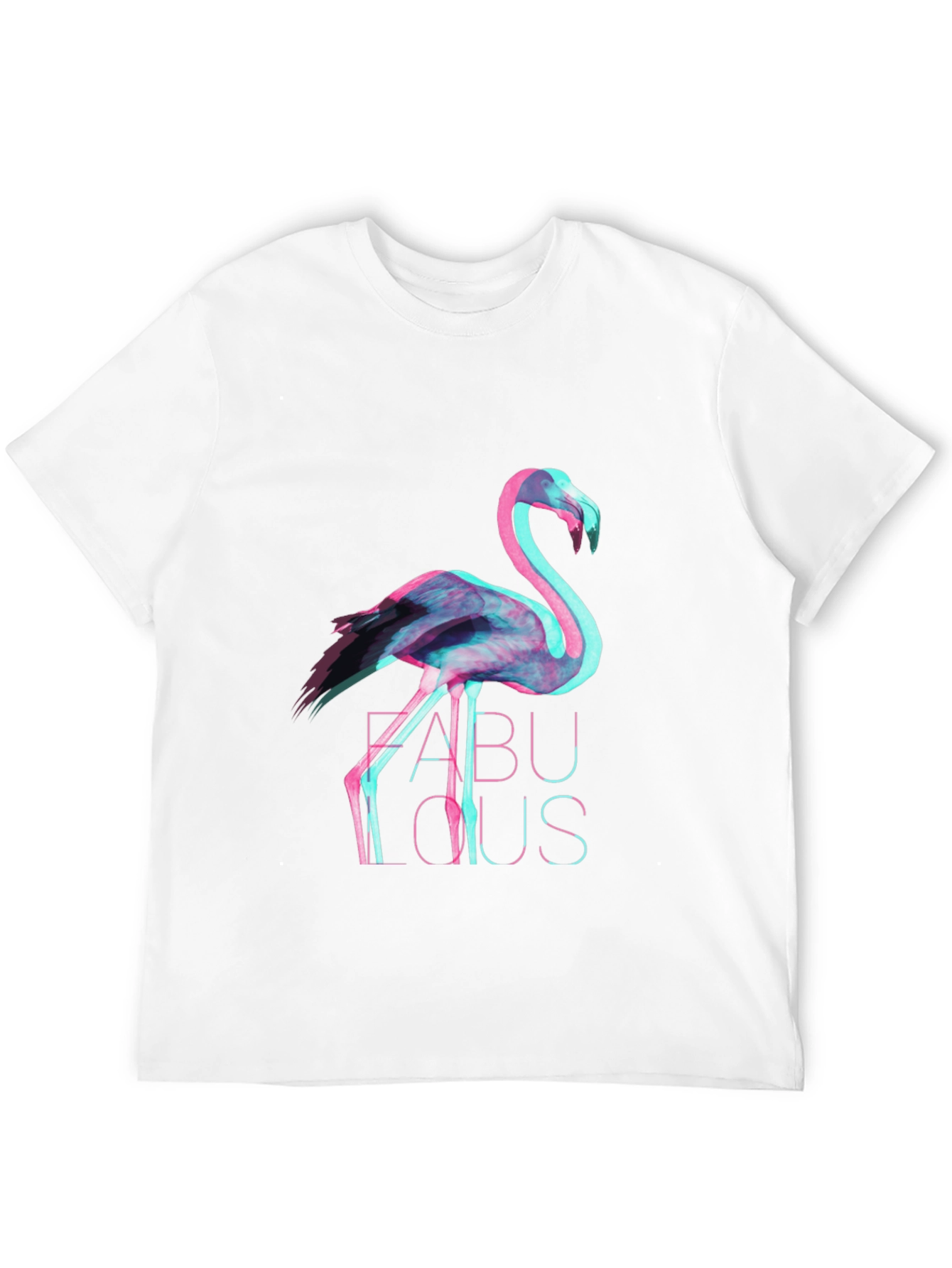 Black Men's Black Flamingo Fabulous Graphic Tee view 12