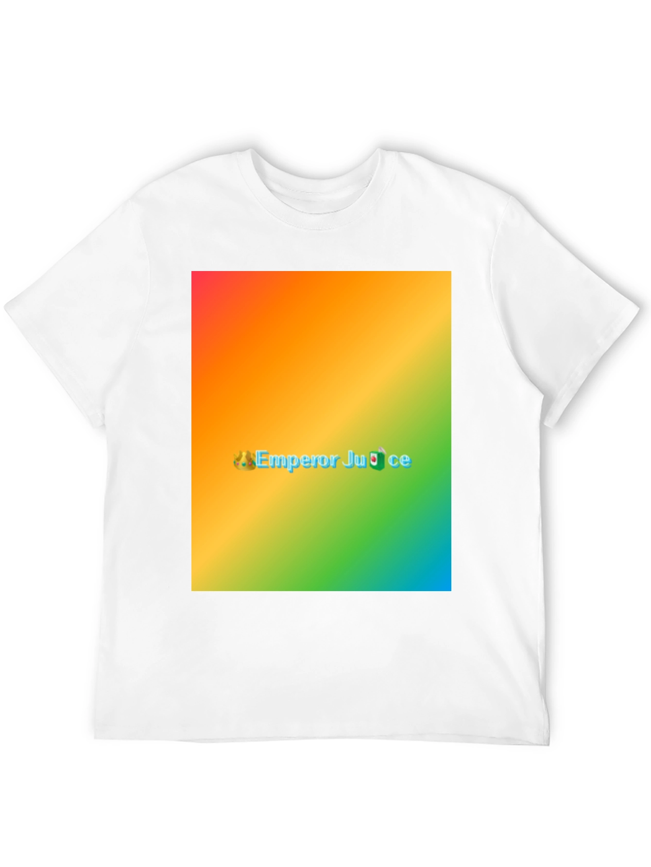Black Emperor Juice Rainbow T-Shirt - Novelty Graphic Tee view 12