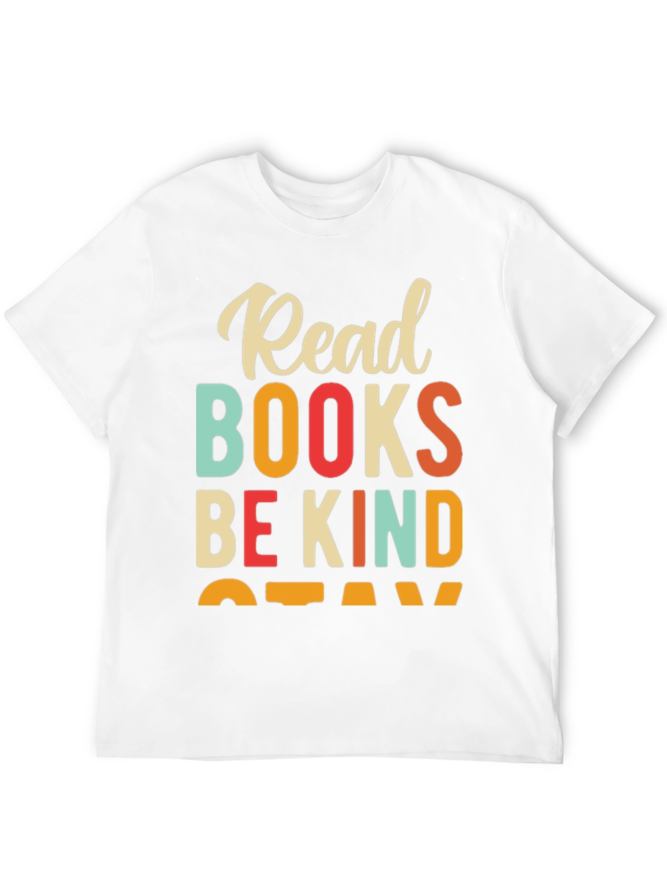 Black Read Books Be Kind Stay T-Shirt view 12