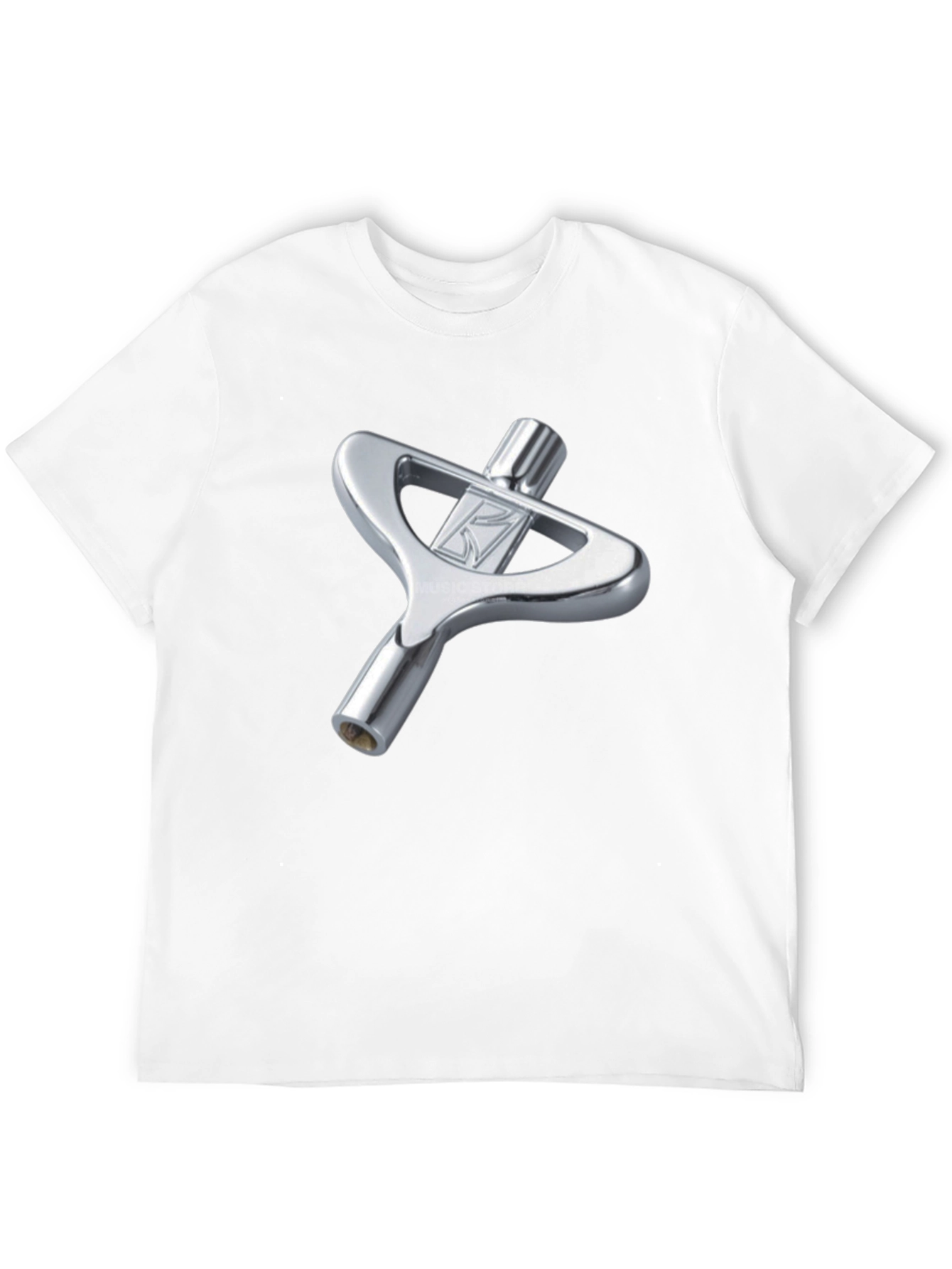 Black Drum Key Graphic Tee - Music Lover T-Shirt view 12