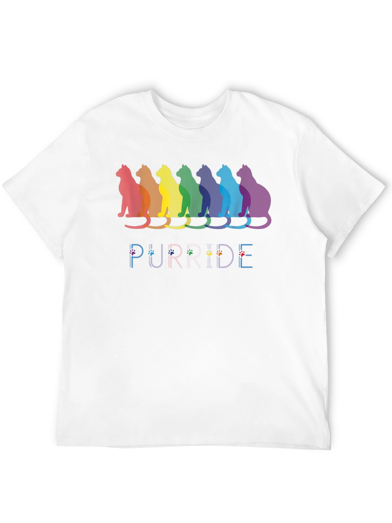 Black Purride Cat Pride T-Shirt view 12