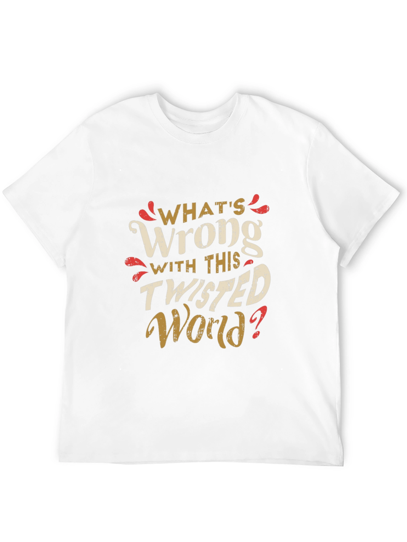 Black Twisted World Graphic Tee view 12