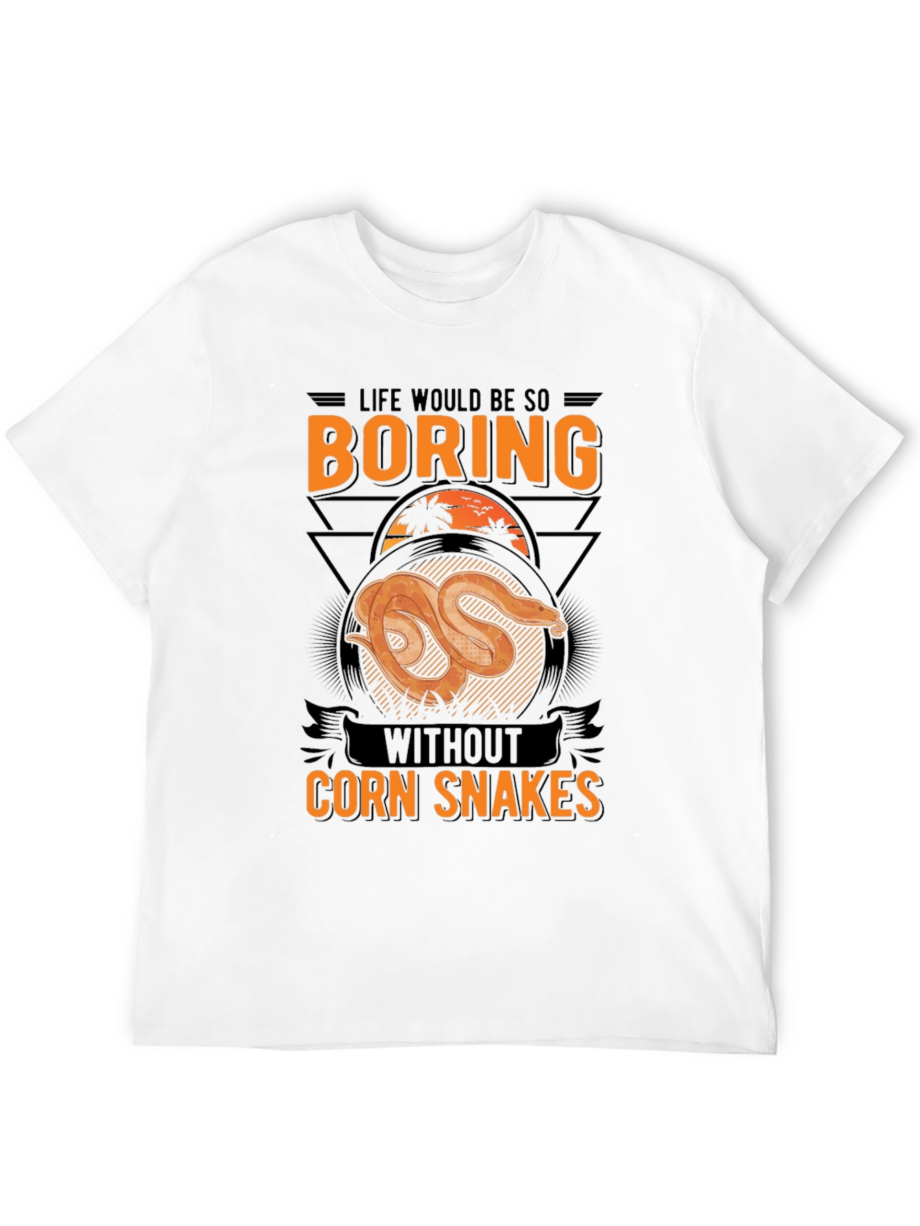 Black Boring Without Corn Snakes T-Shirt view 12
