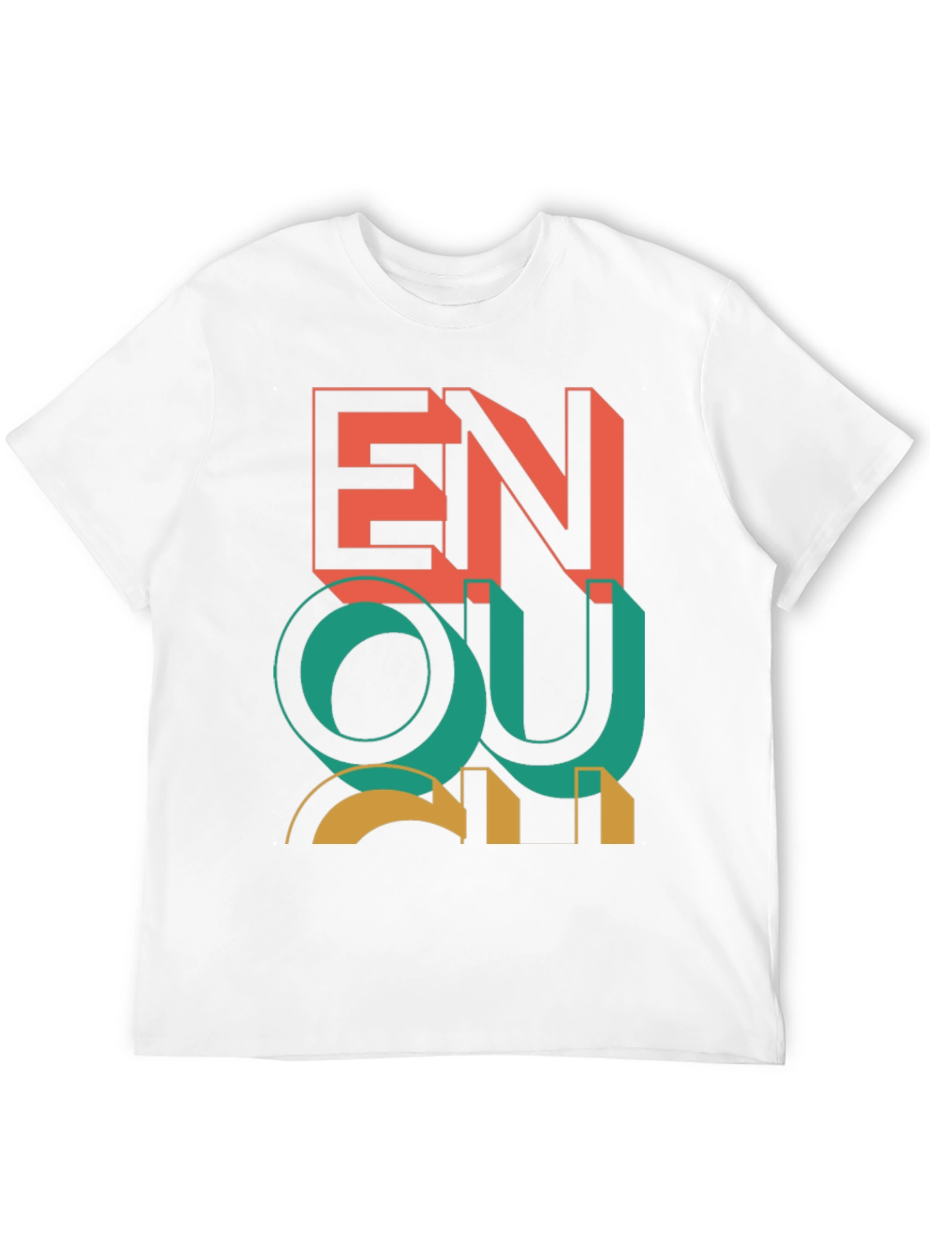 Black Abstract Graphic Print T-Shirt view 12