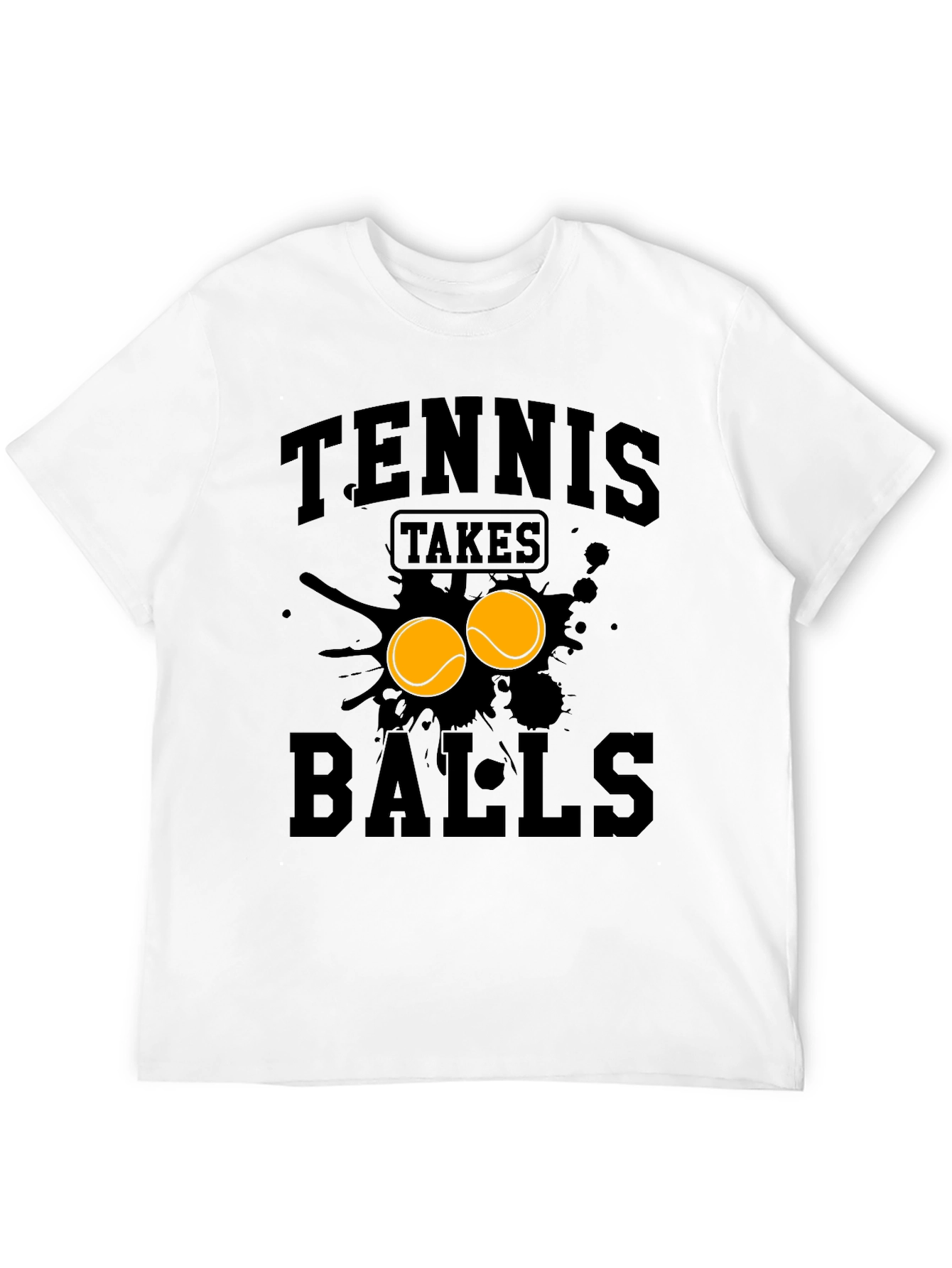 Tennis Takes Balls Graphic T-Shirt - 12