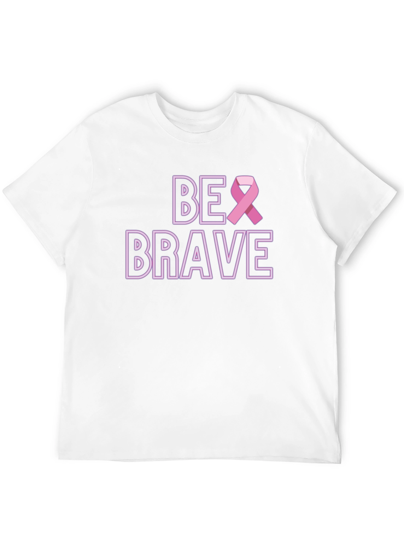 Black Be Brave Cancer Awareness T-Shirt view 12