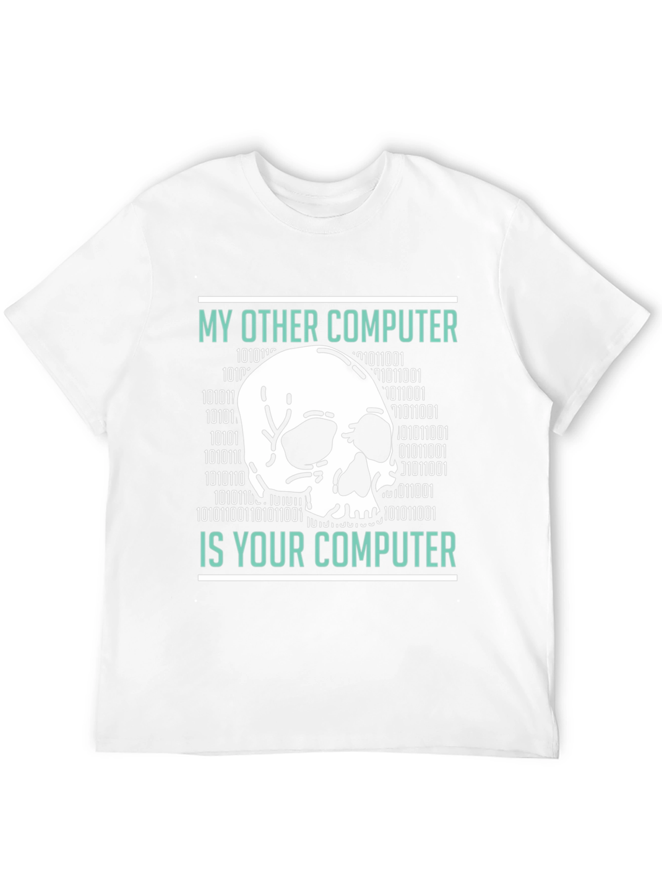 Black My Other Computer T-Shirt - Hacking Design view 12