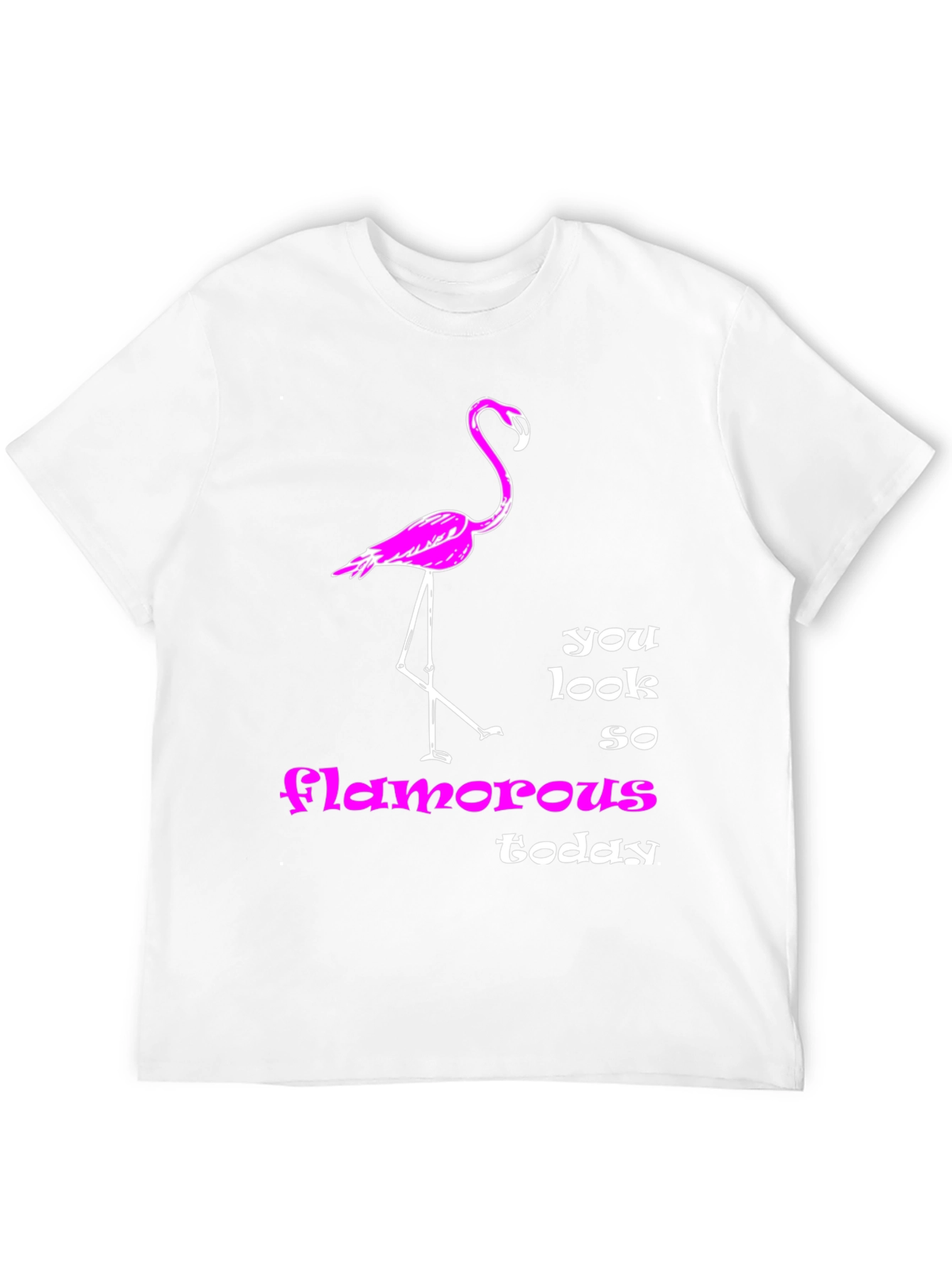 Black Flamingo T-Shirt: You Look So Glamorous Today view 12
