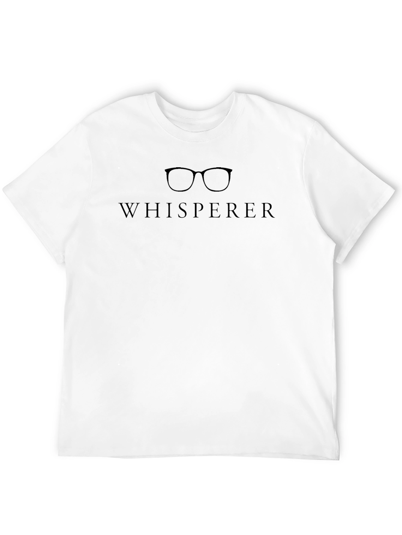Black Whisperer Graphic Tee - Dark Humor T-Shirt view 12