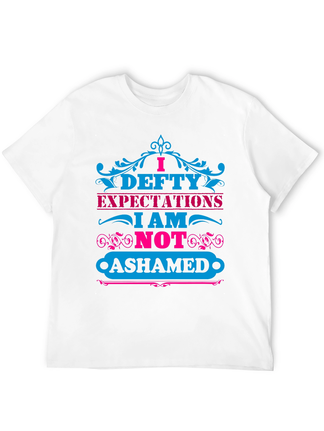 Black I Defty Expectations Graphic T-Shirt view 12