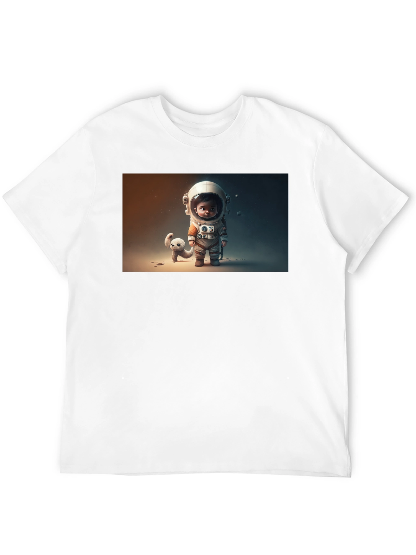Black Astronaut & Friend Graphic Tee - Black view 12