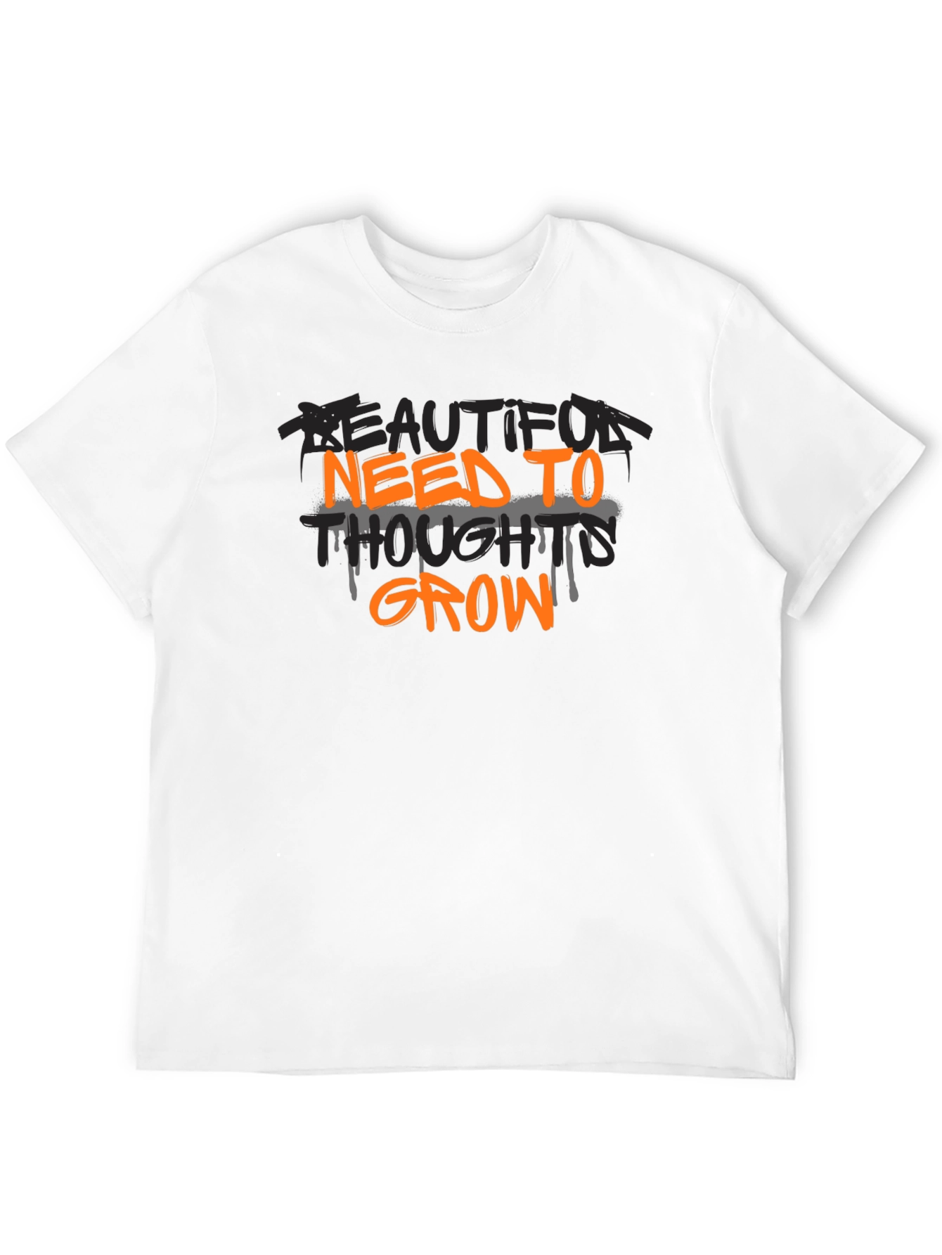 Black Need to Grow T-Shirt - Bold Graphic Tee view 12