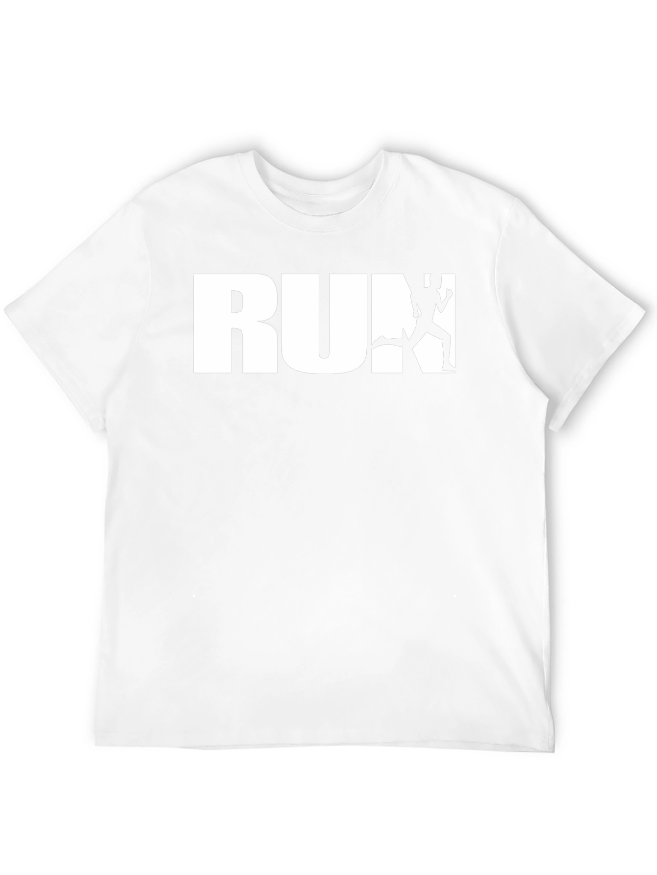 Black Run Graphic Tee - Black Cotton Casual Shirt view 12