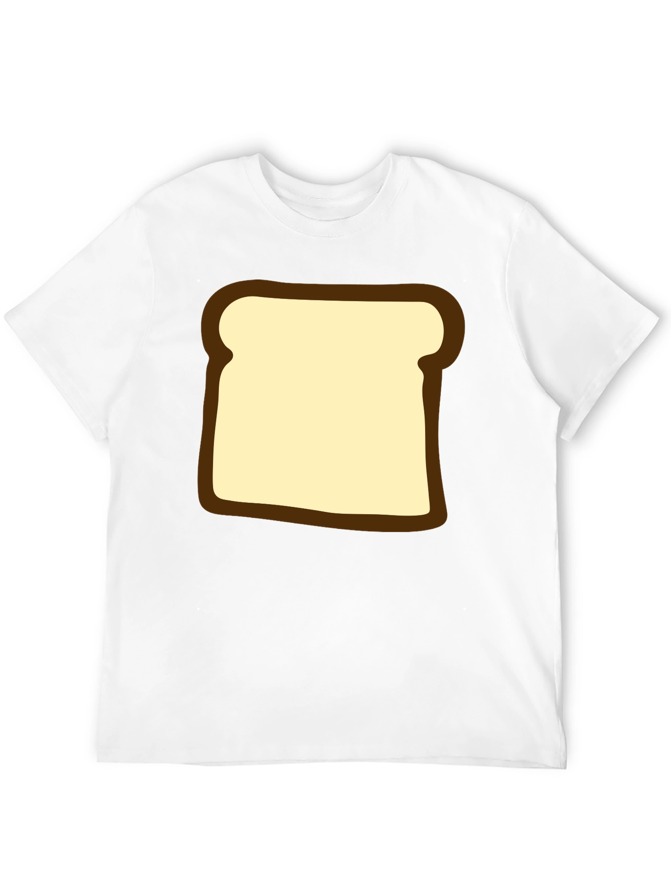 Black Funny Toast Graphic T-Shirt - Black, Comfortable Fit view 12
