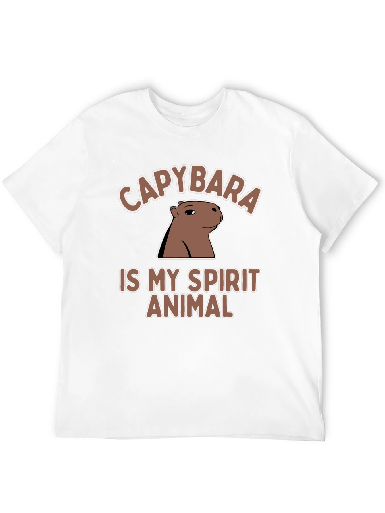 Black Capybara Spirit Animal T-Shirt - Unique Graphic Tee view 12